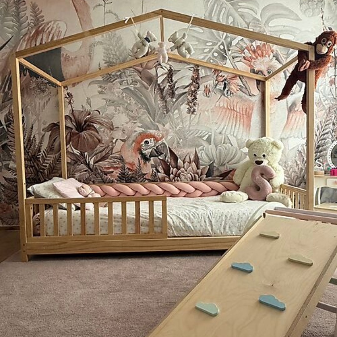 Family Nation Evi 4in1 letto montessori 200x90 casetta