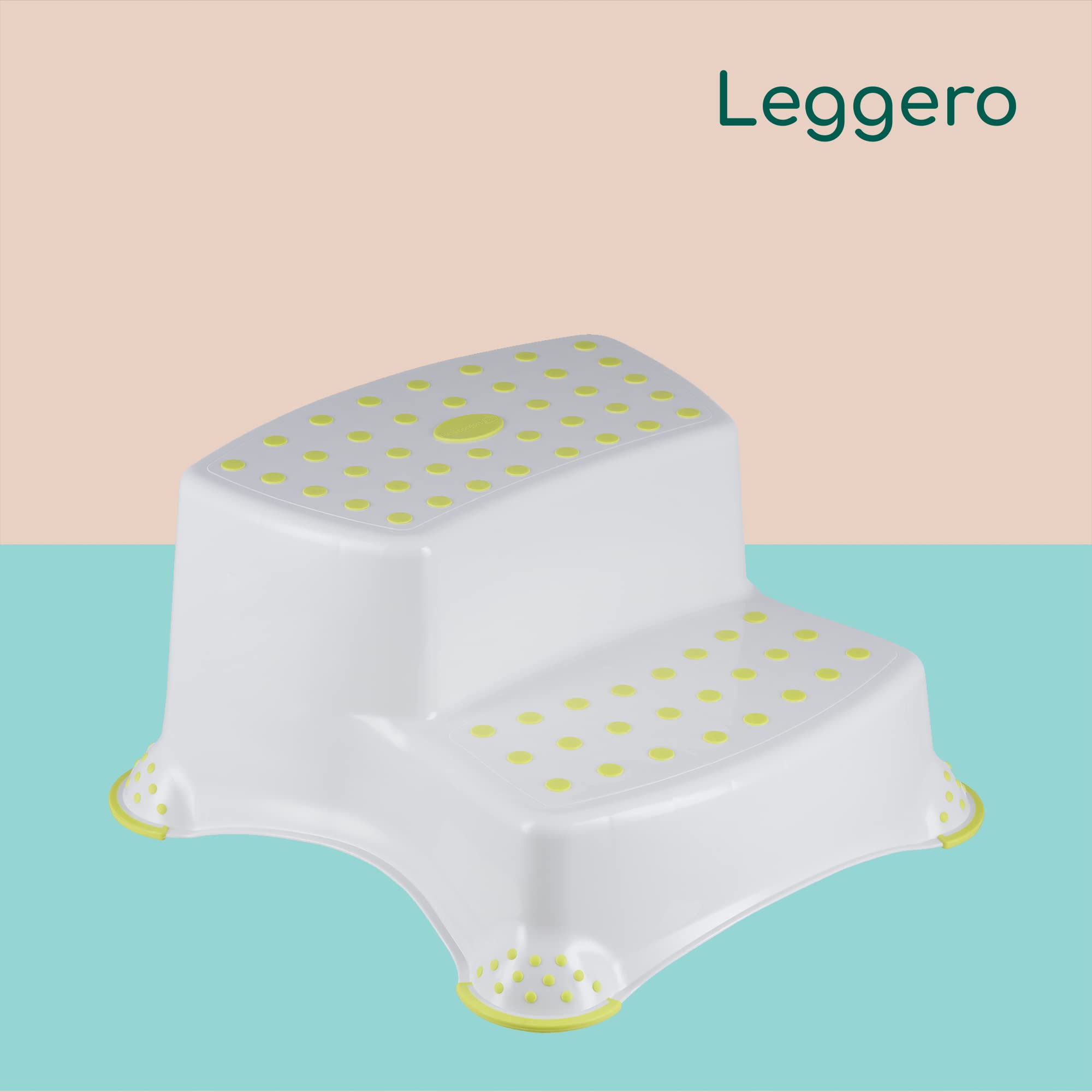 Bebé Confort Scaletta Due Gradini Bianco Lime 40 kg