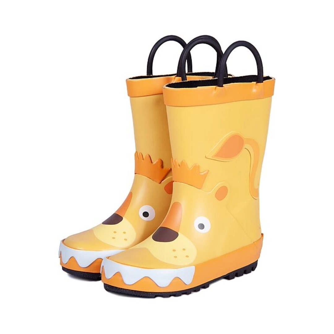 Mr Tiggle Leone Giallo stivali pioggia gomma bimbo