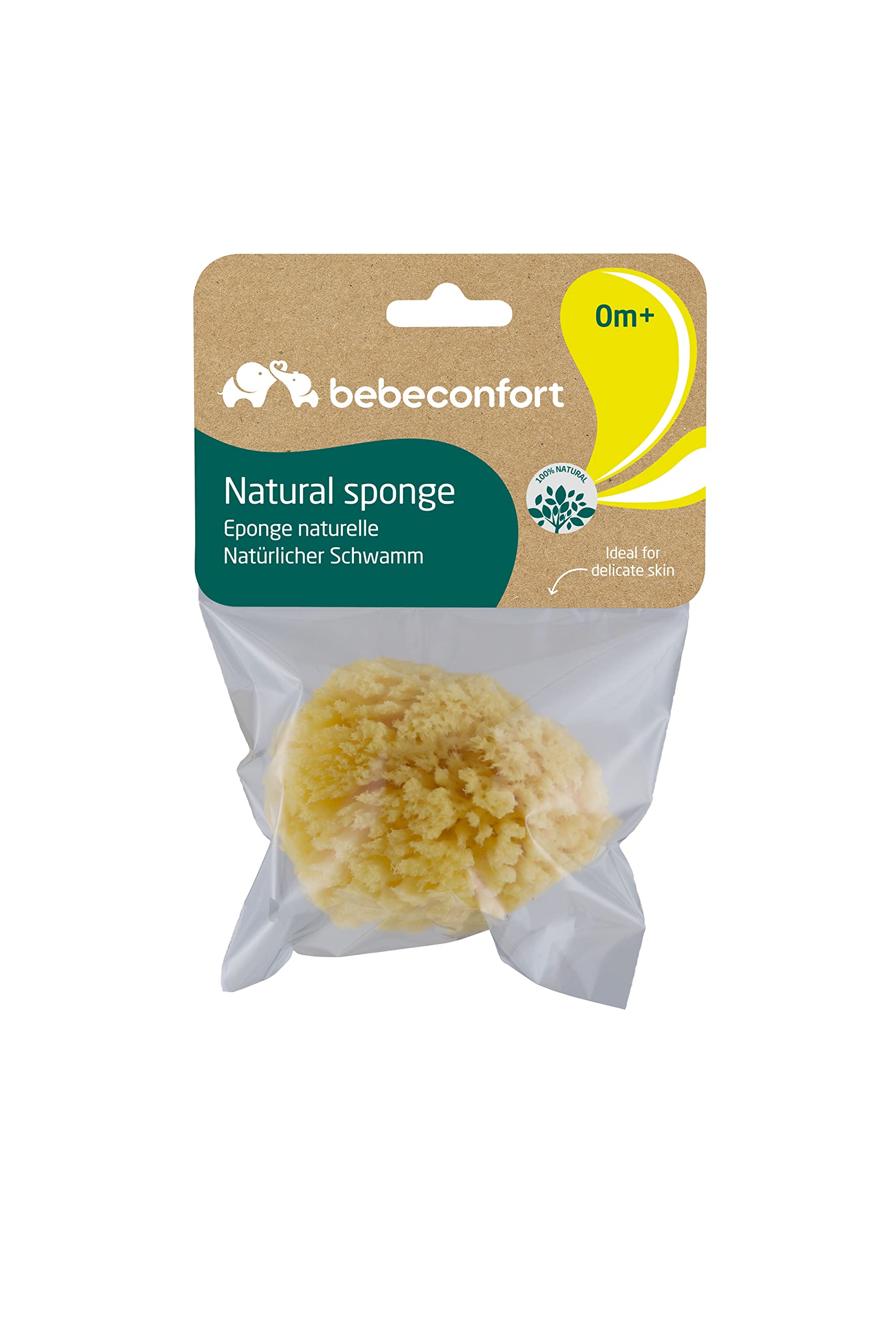 Bebé Confort Spugna Naturale Bagno Neonato Fibra Naturale