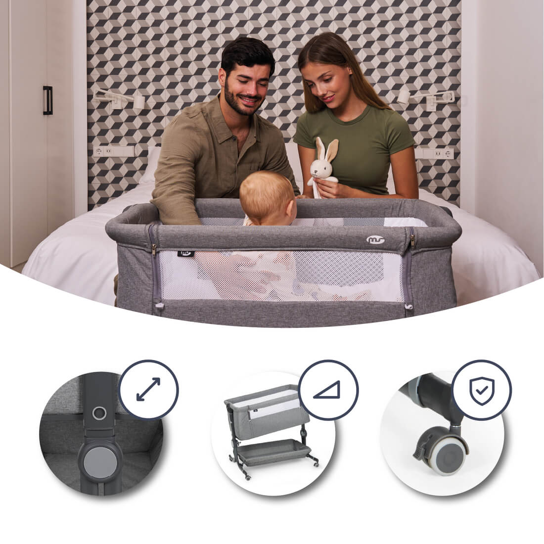 Innovaciones MS Comfy Mini culla co-sleeping