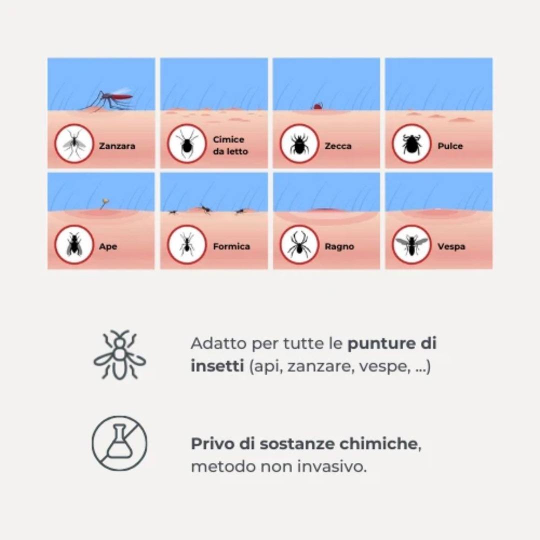 Nuvita Bye Bite 2110 dopo puntura termico 47-50°C