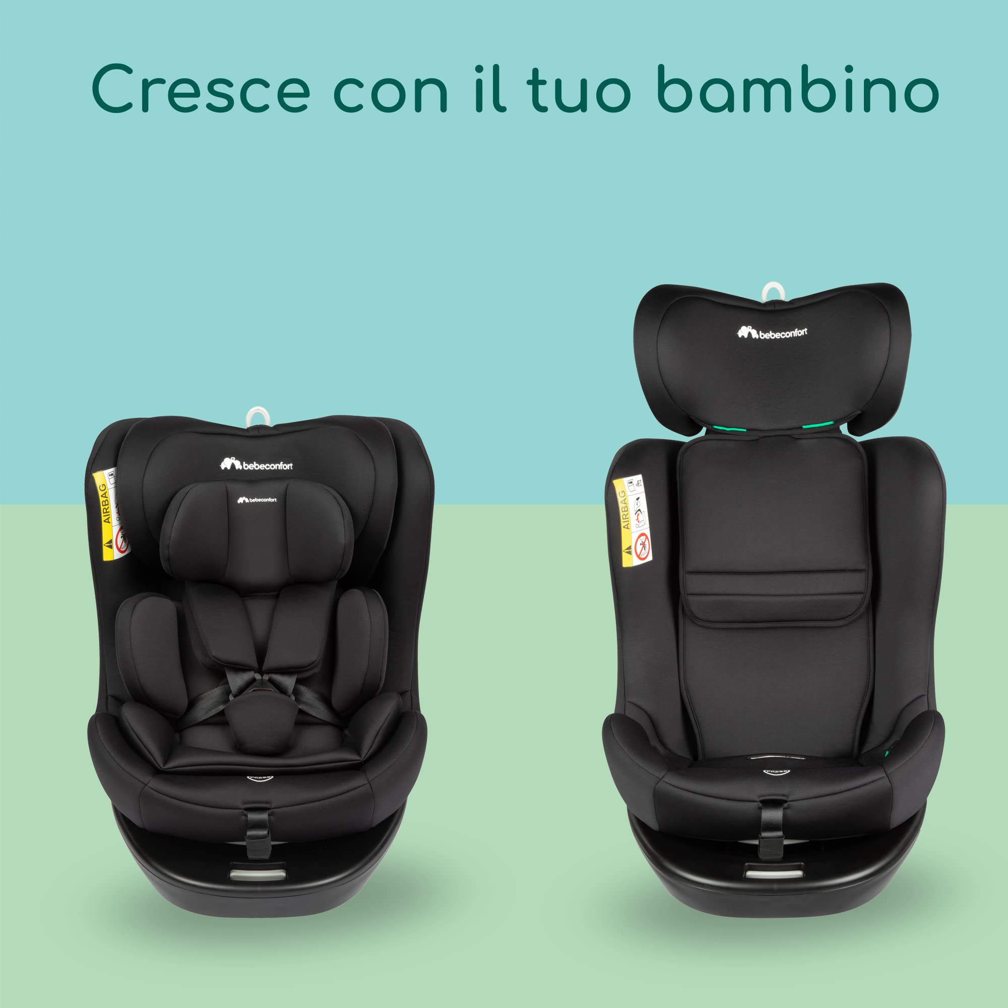 Bebé Confort EvolveFix i-Size seggiolino auto Black Mist 360