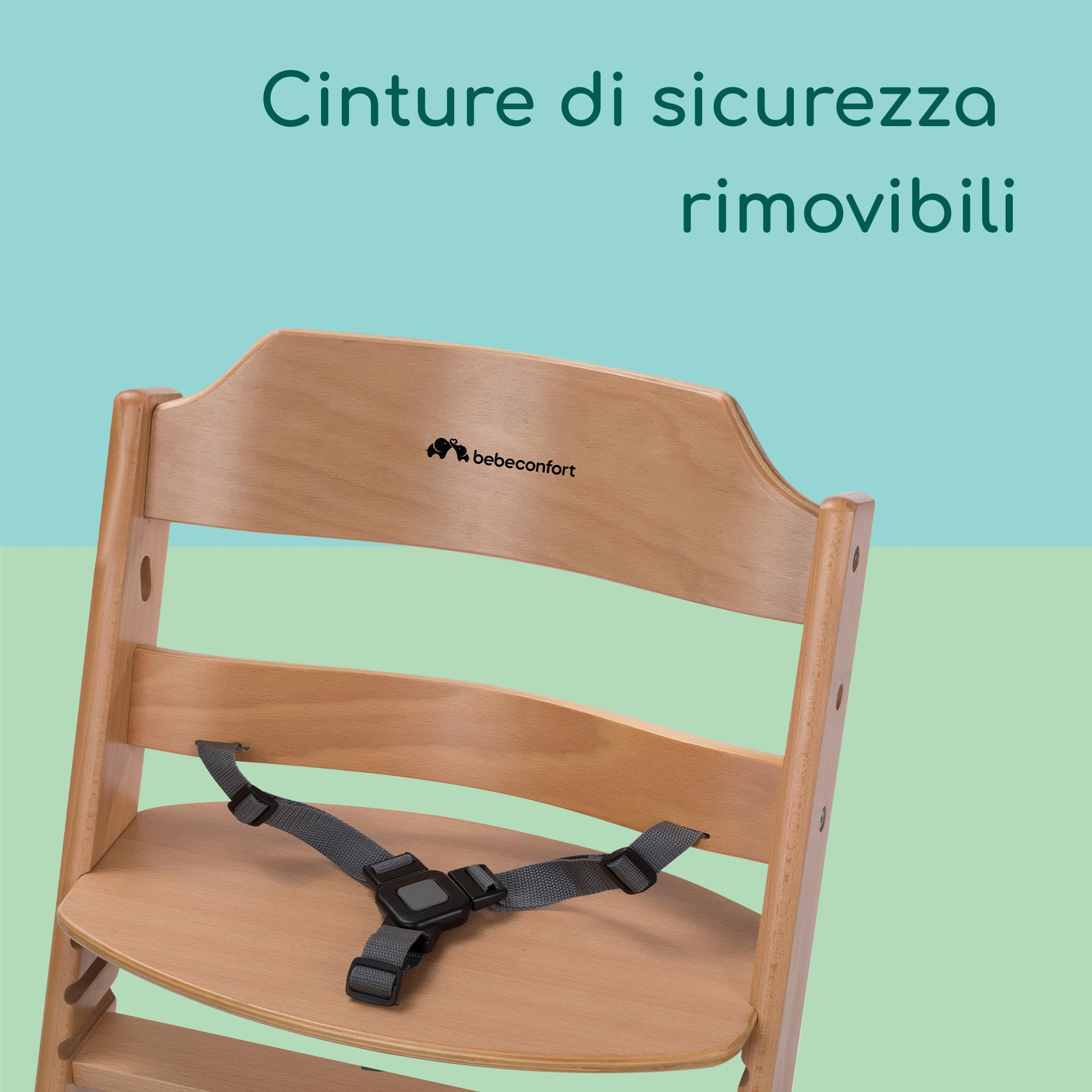Bébé Confort Timba Seggiolone Legno Naturale 110 kg