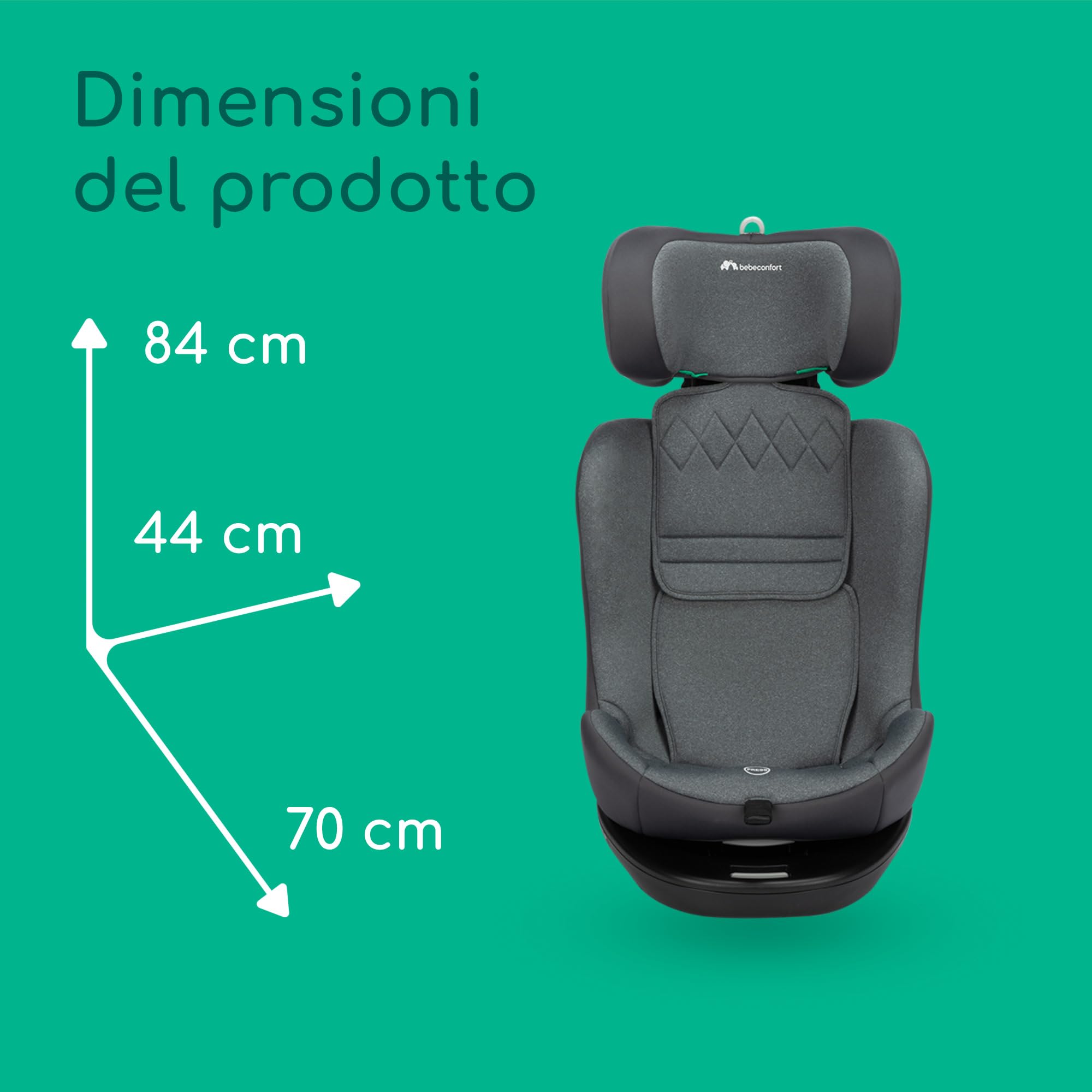 Bebé Confort EvolveFix i-Size seggiolino auto Grafite girevole