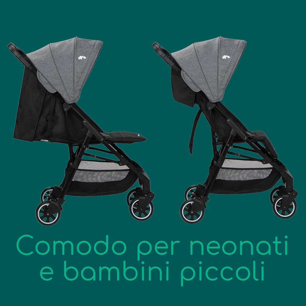 Bebé Confort Teeny 3D passeggino Black Chic ultraleggero