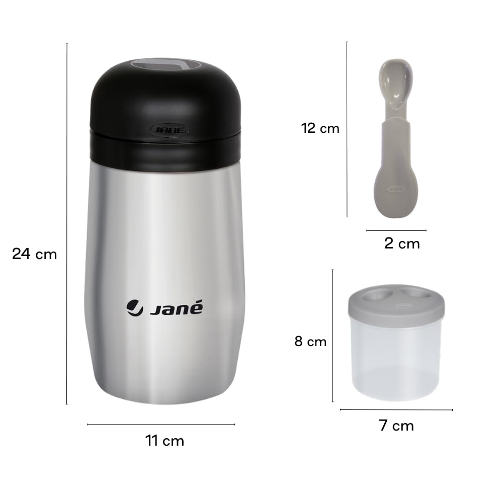 Jané Thermos Pappa 1 L Portapappa Termico Grigio 8 Ore