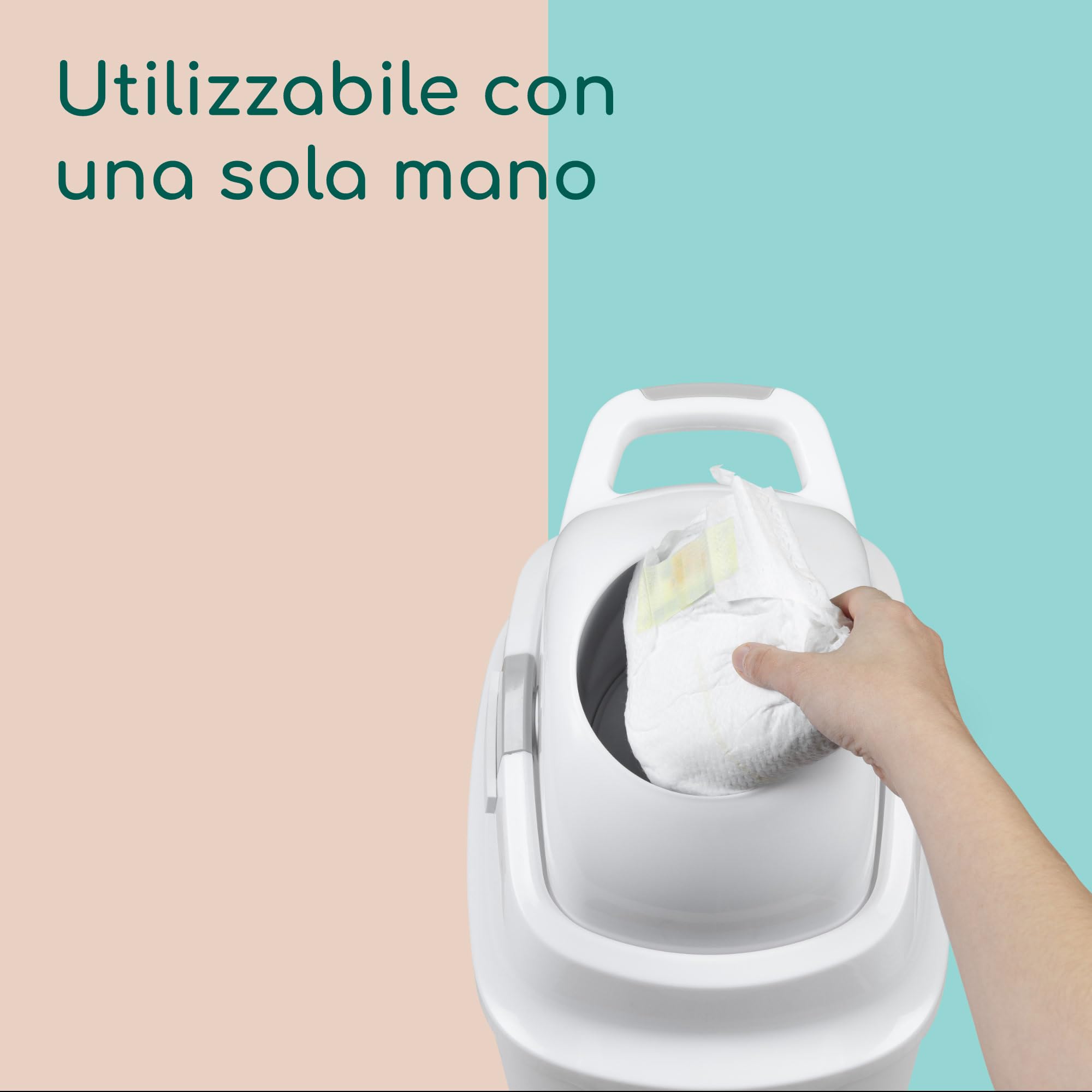 Bebé Confort Mangiapannolini Large Cestino 30 pannolini antiodore