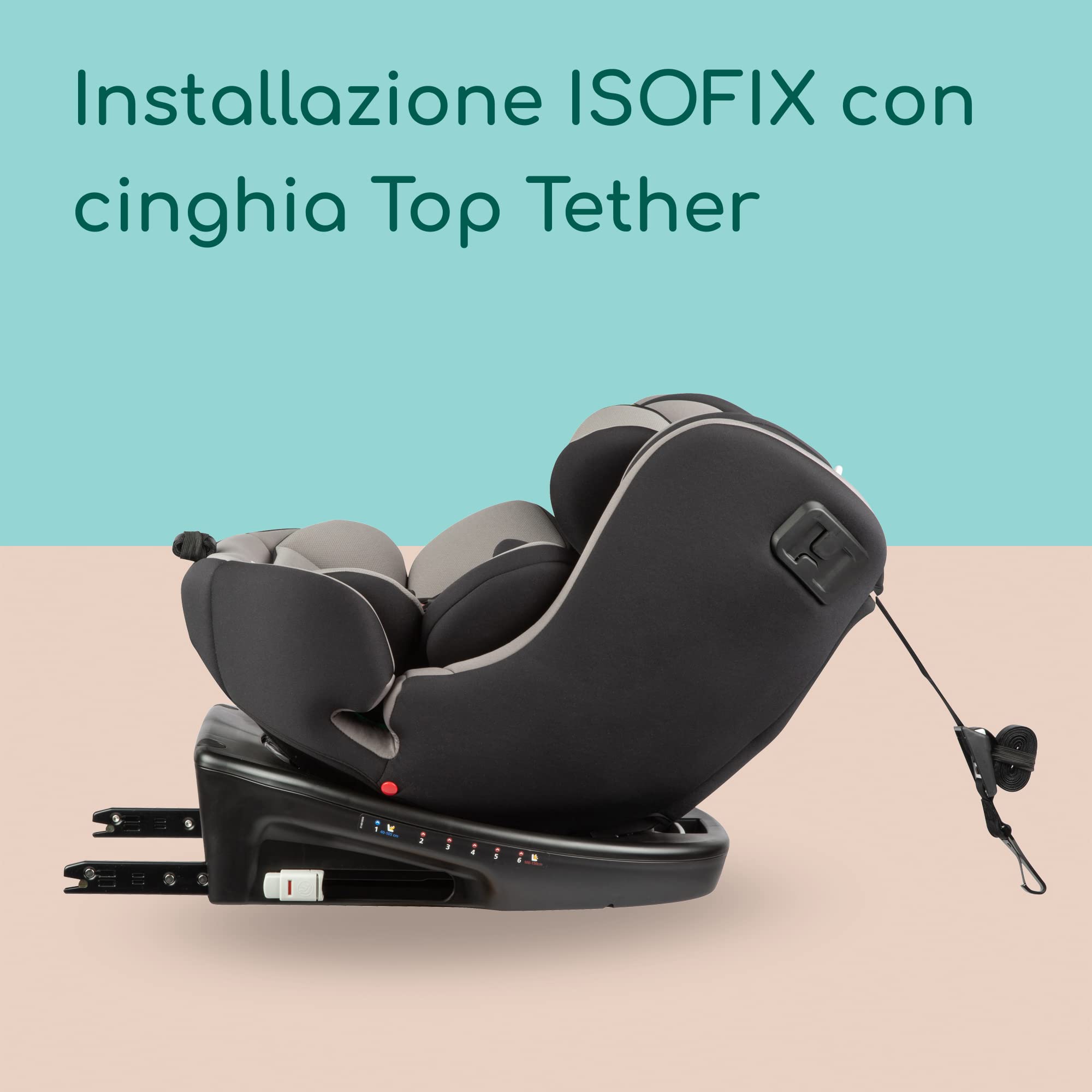 Bebé Confort EvolveFix i-Size seggiolino auto Grey Mist 0-36 kg