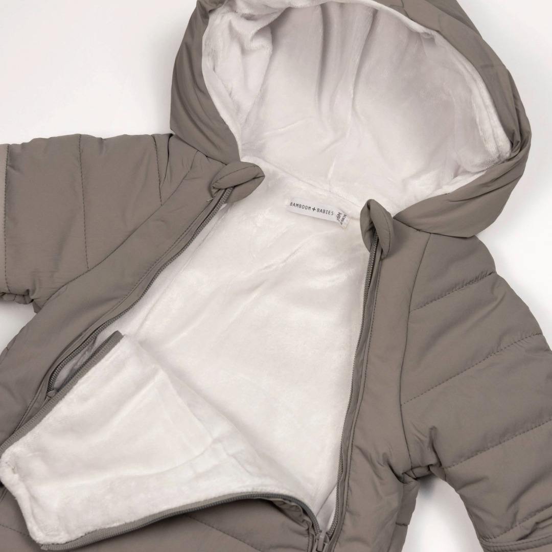 Bamboom tuta da neve imbottita wet grey inverno