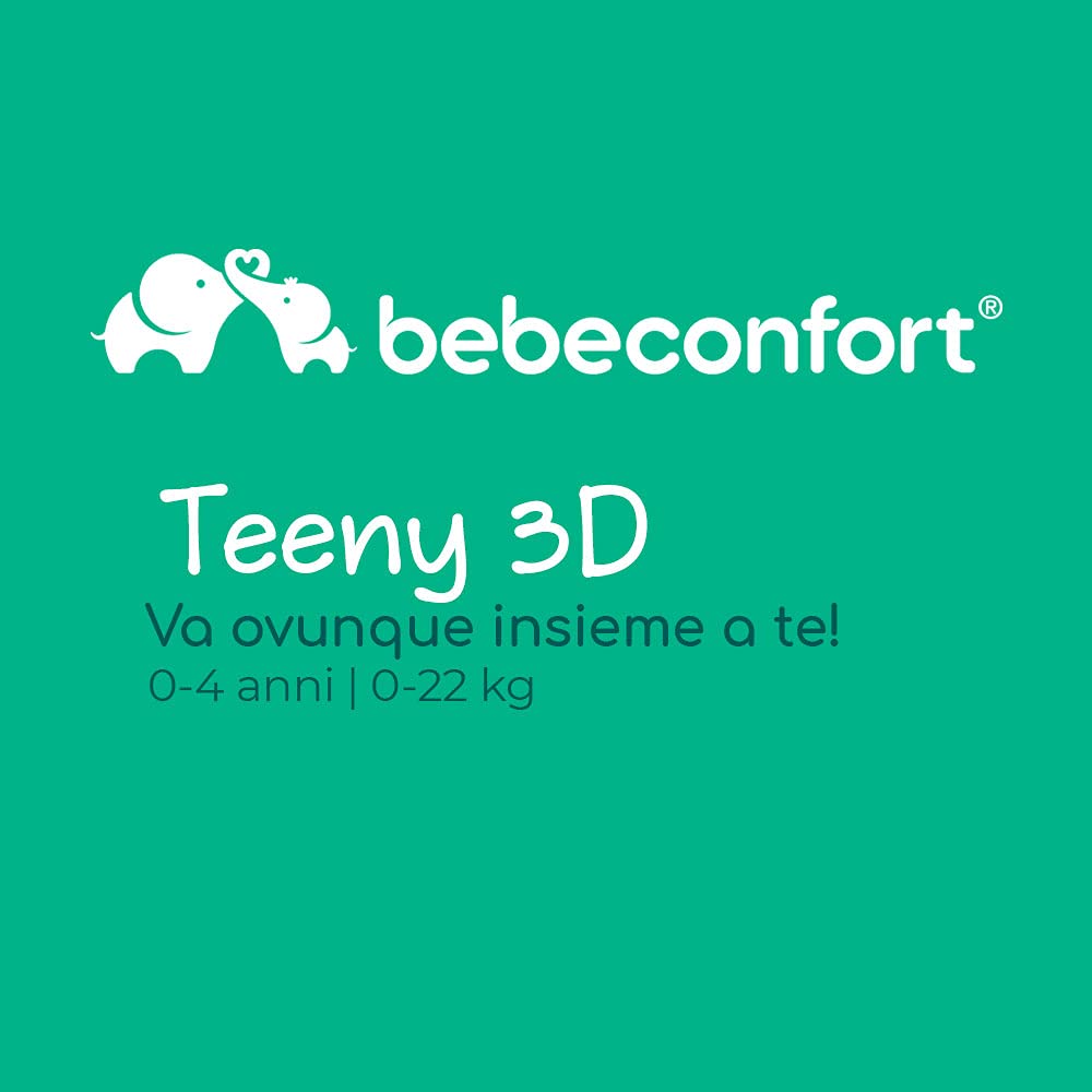 Bebé Confort Teeny 3D passeggino Black Chic ultraleggero