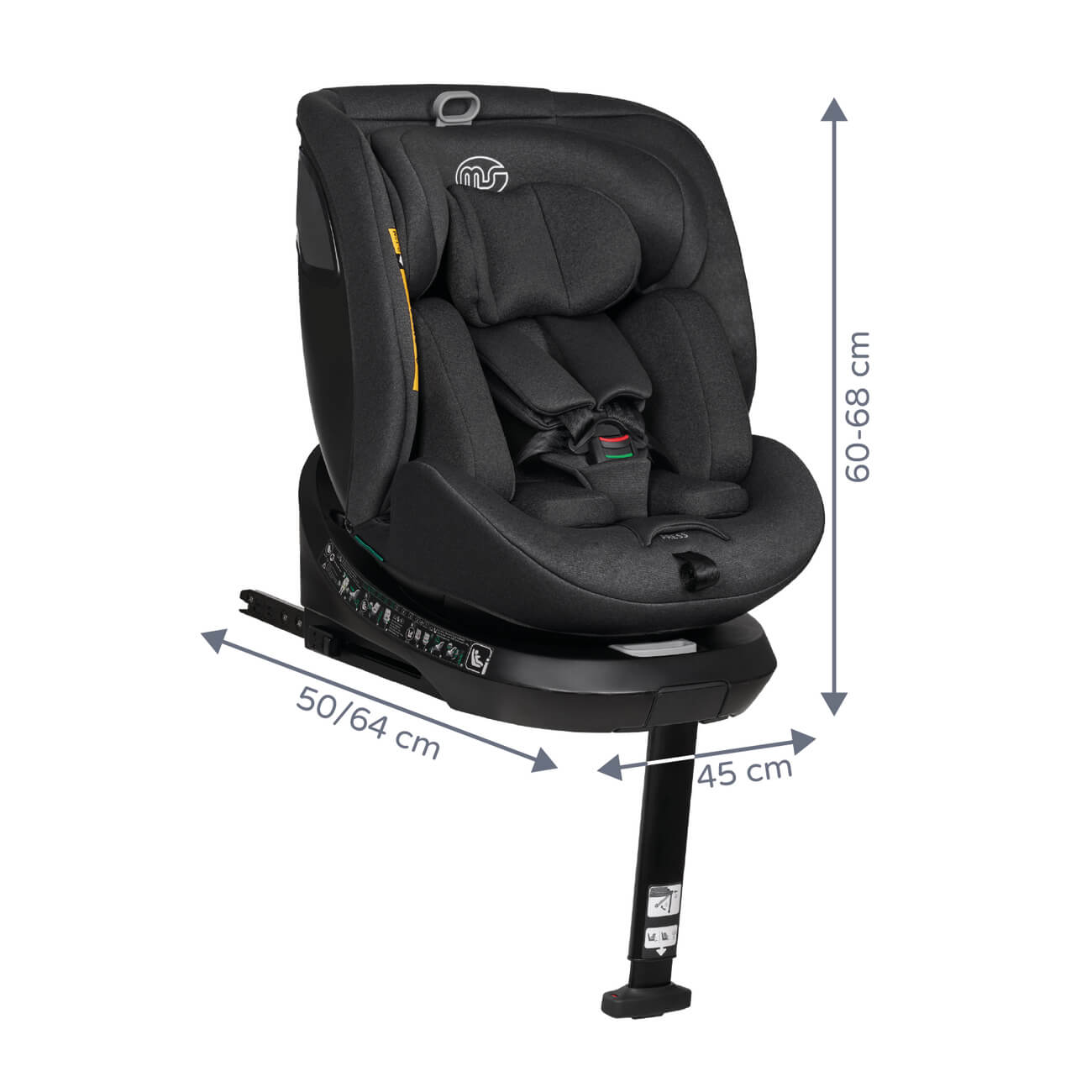Innovaciones MS Denver seggiolino auto 40-150 girevole isofix