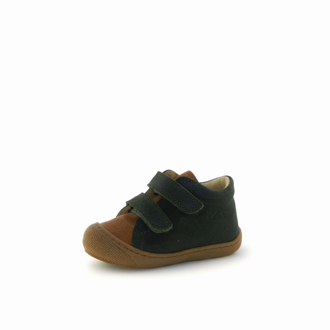 Naturino Cocoon VL Suede scarpine primi passi Forest pelle