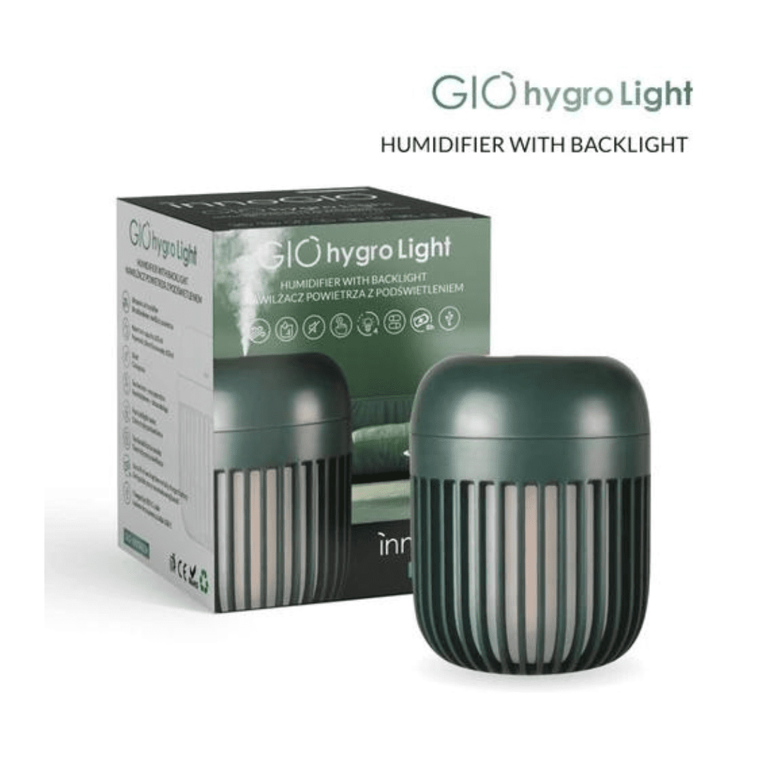 InnoGIO Giohygro GIO-190GREEN umidificatore luminoso verde