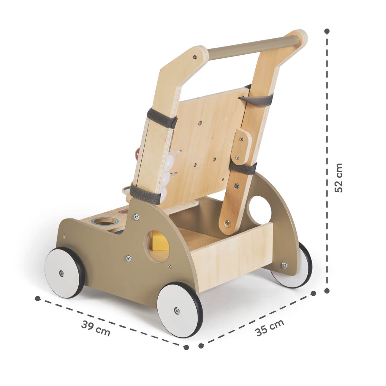 Innovaciones MS Monti carrellino primi passi legno
