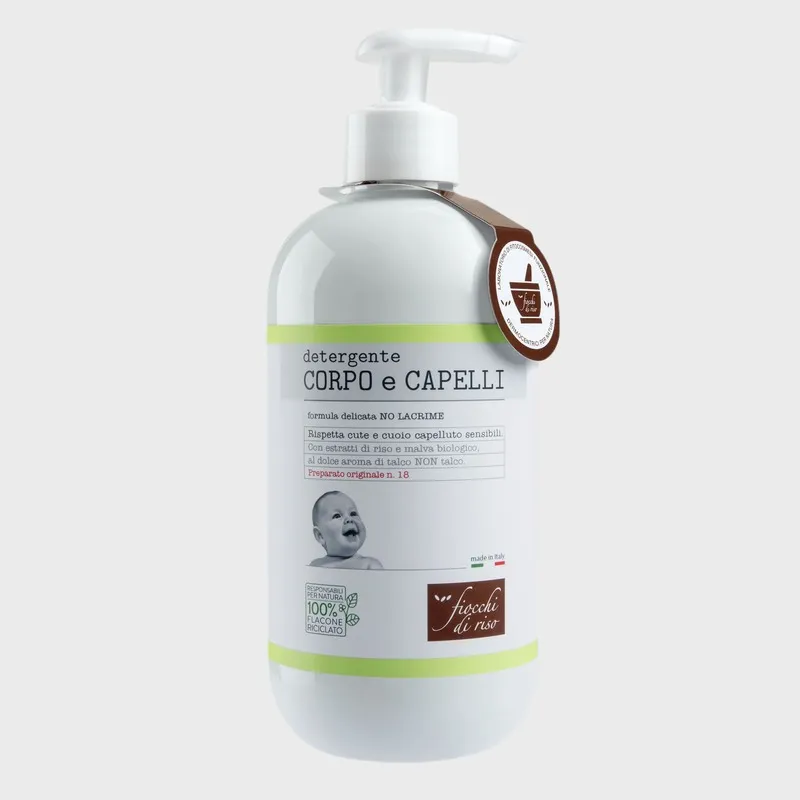 Fiocchi di Riso Talco detergente corpo capelli 400 ml