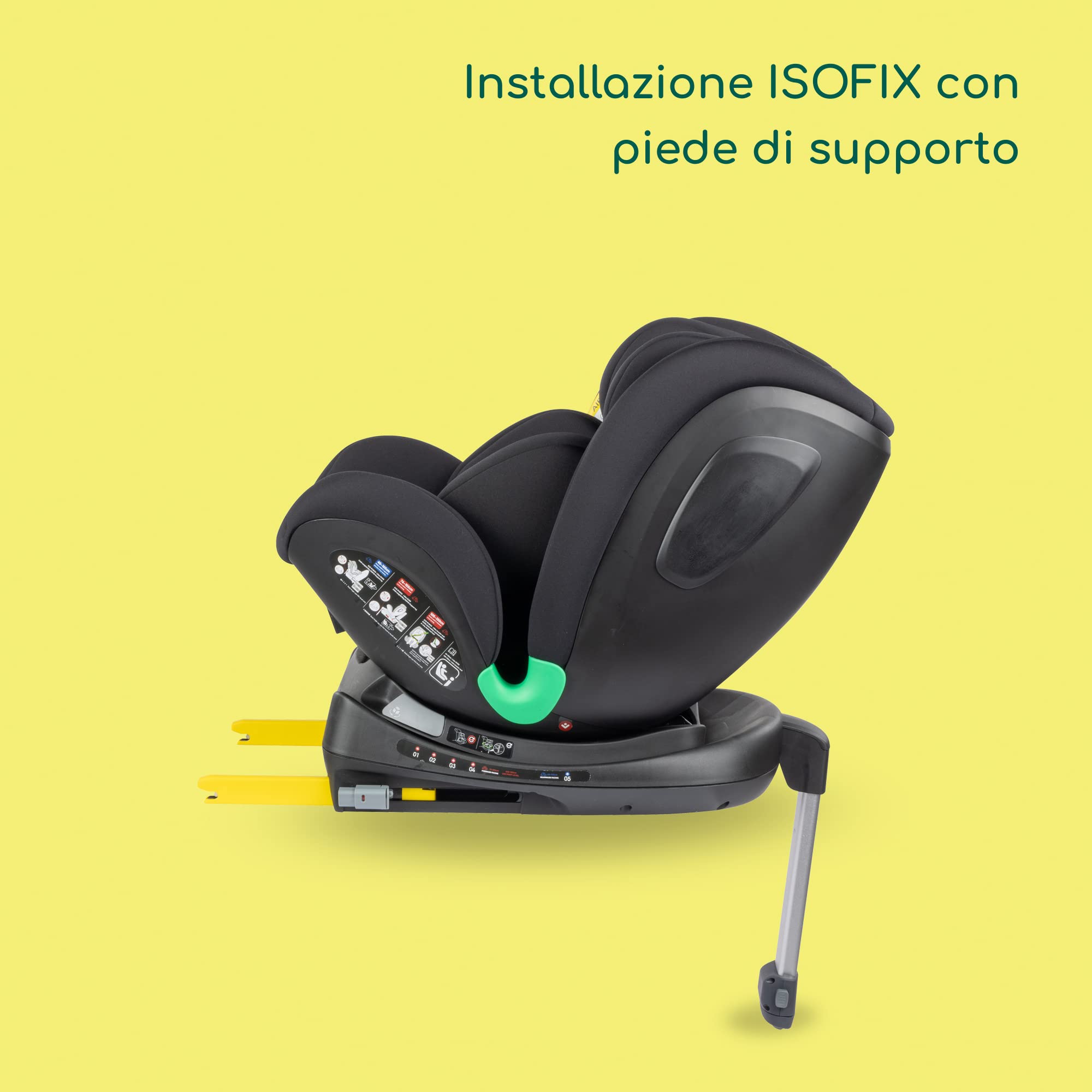 Bebé Confort EvolveFix Plus i-Size seggiolino auto Black Mist girevole