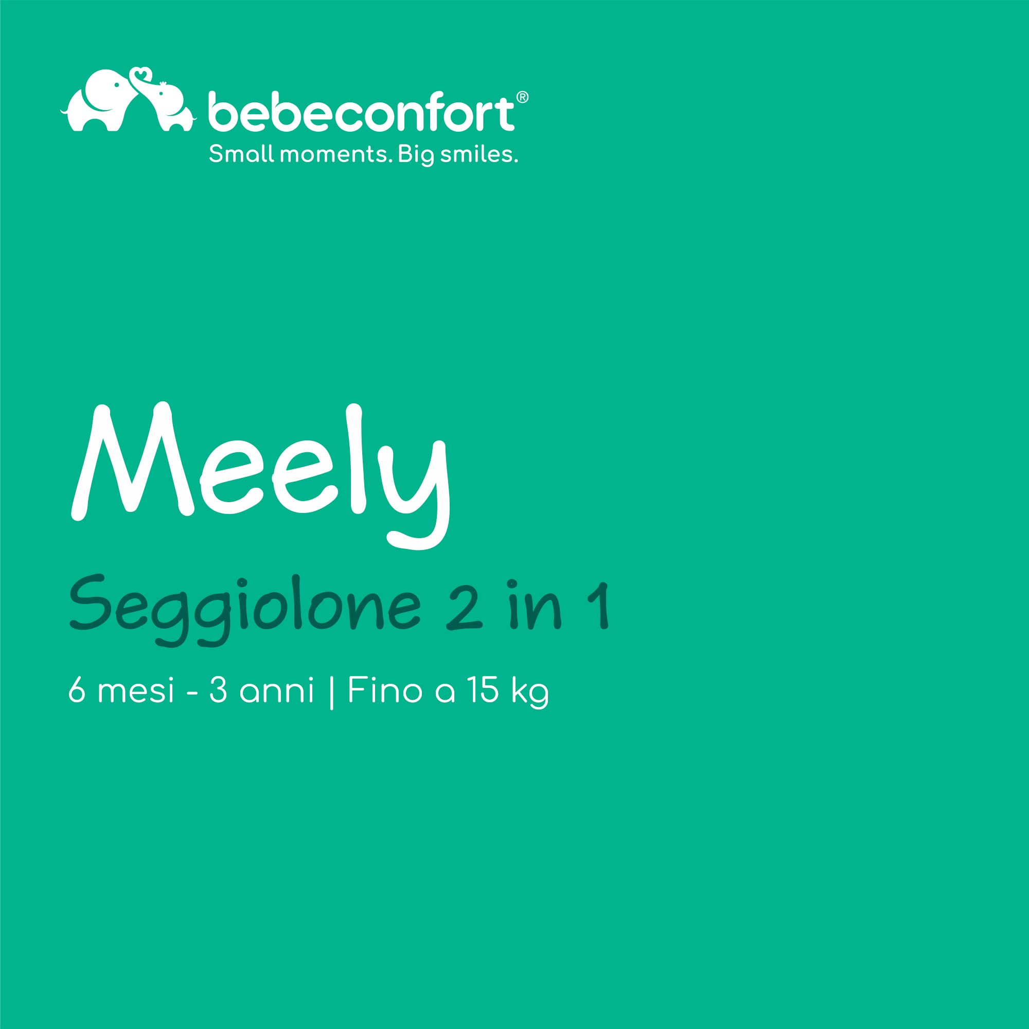 Bebé Confort Meely Seggiolone Pappa Dark Grey 2 in 1