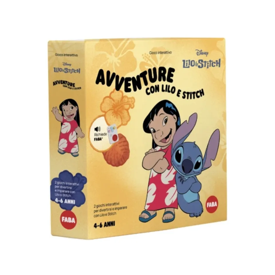 Faba Avventure con Lilo e Stitch personaggio sonoro 4-6 anni