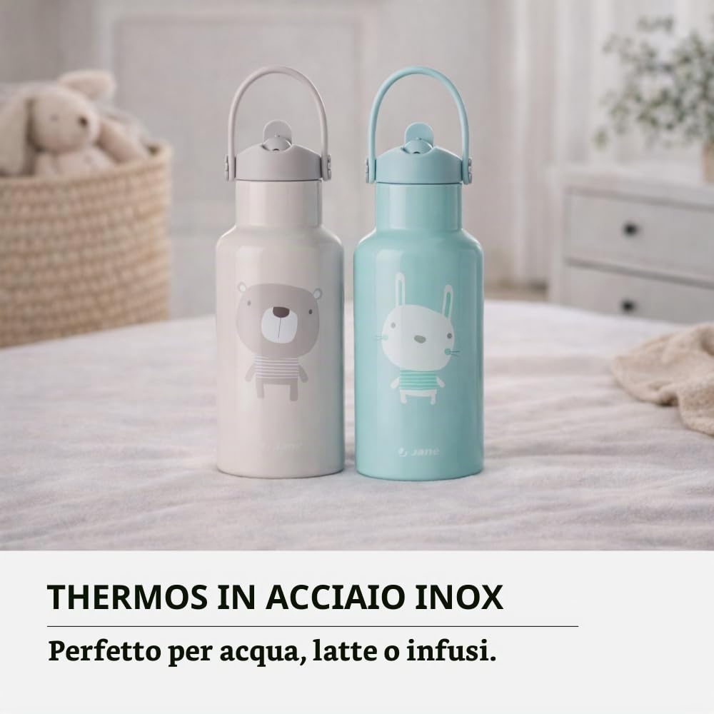 Jané thermos bambini 500 ml beige ceramica