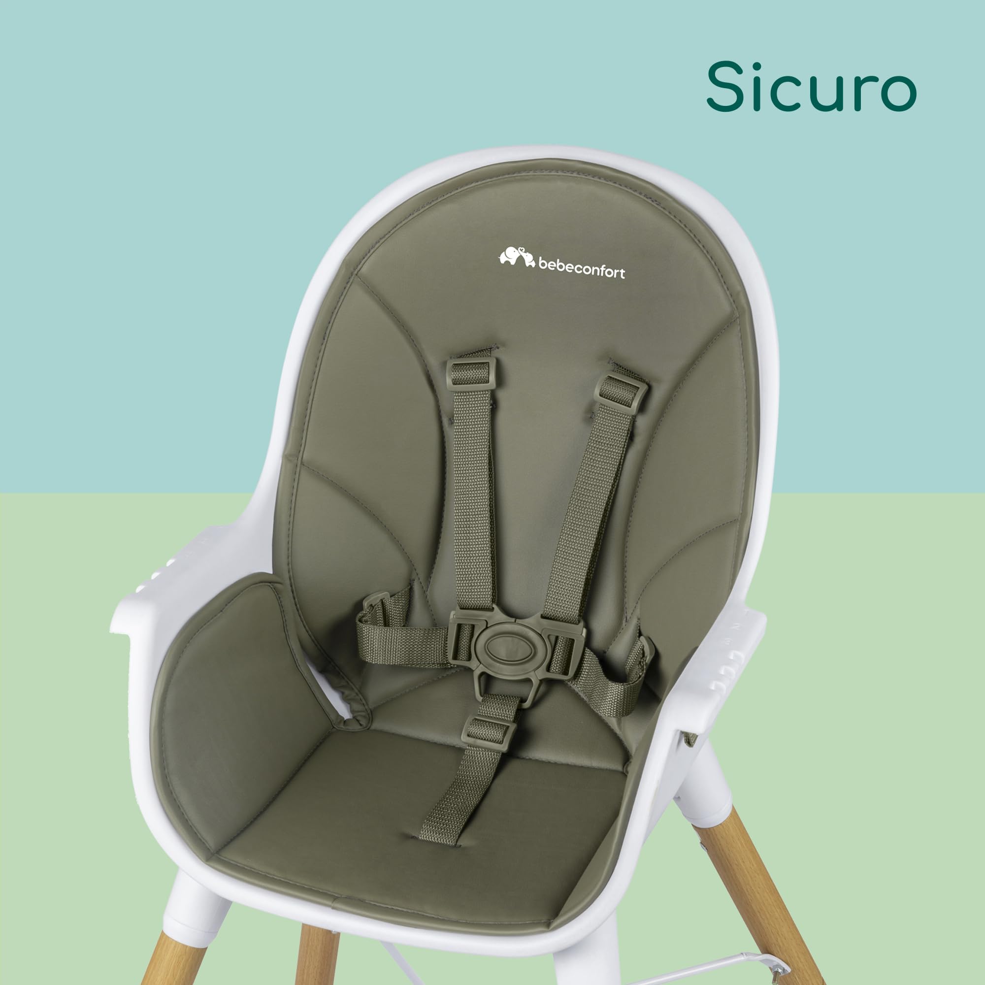 Bebé Confort Avista seggiolone pappa Mineral Green evolutivo 30 kg
