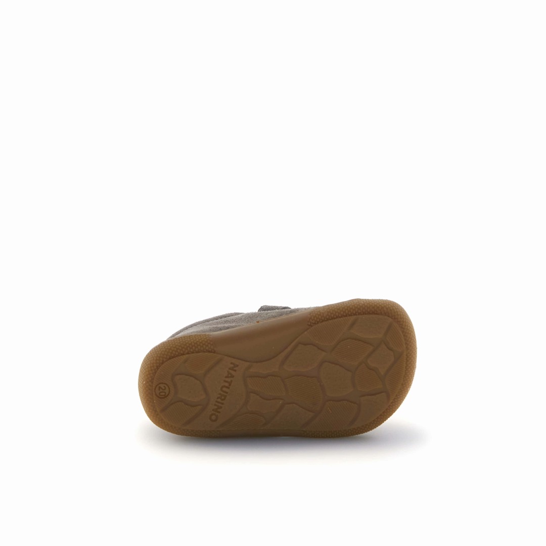 Naturino Barefoot Sabby VL Suede scarpine Mud-Cognac