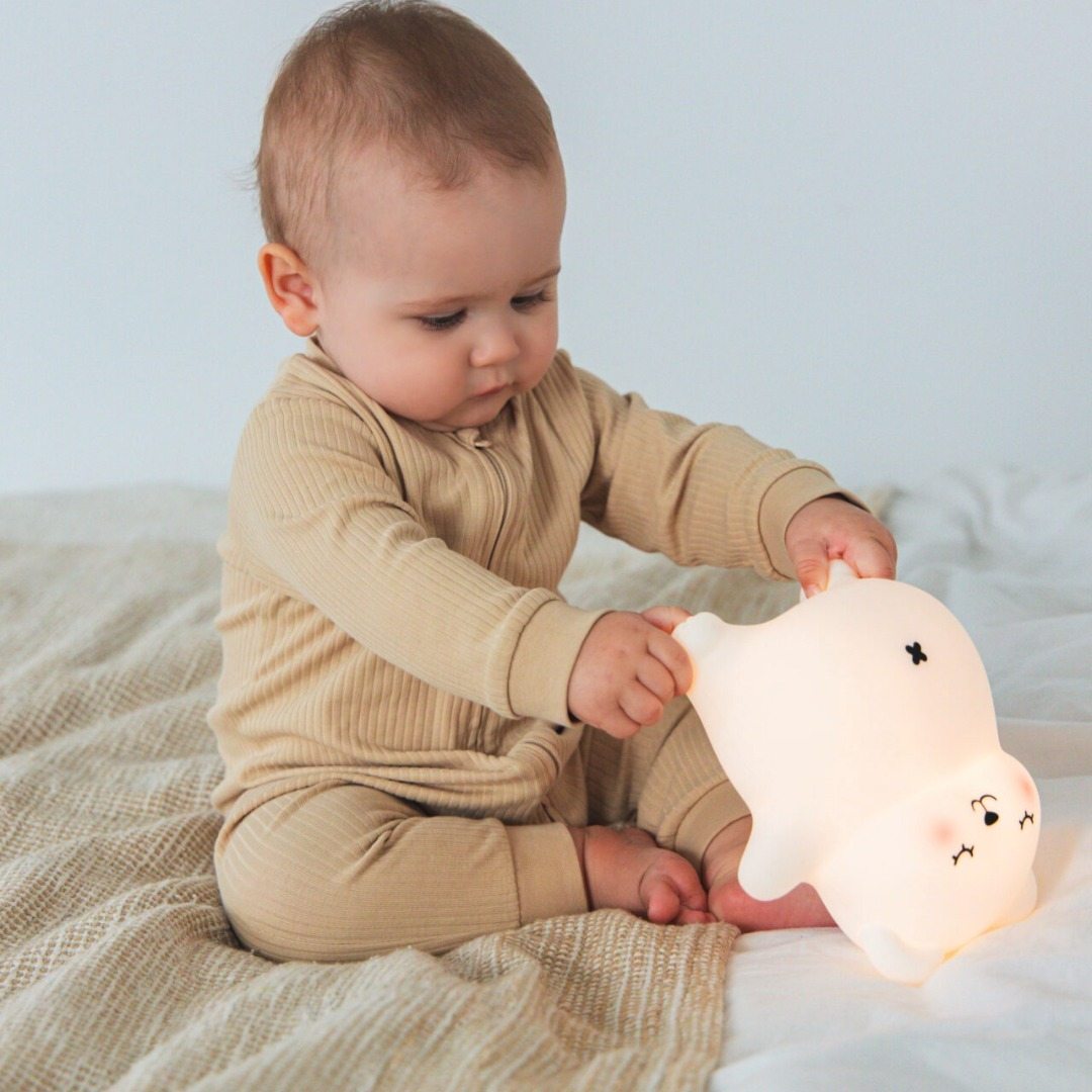 InnoGio GioPudding orsetto luce notturna silicone