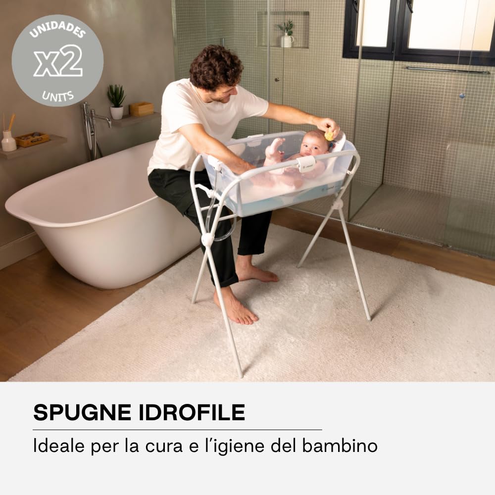 Jané spugna idrofila neonato 2 pezzi delicata