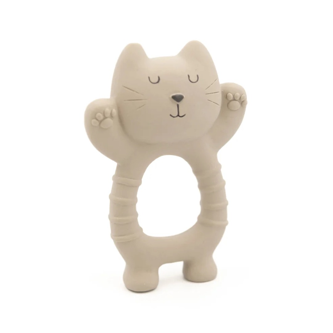 Bamboom gatto massaggiagengive in gomma naturale
