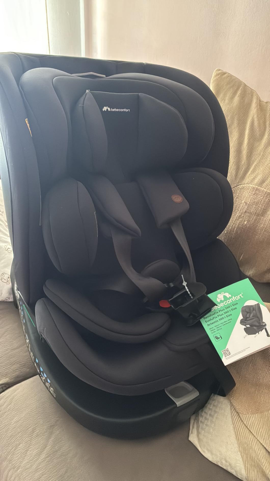 Bebé Confort RevolveFix Plus 360 seggiolino auto Full Black