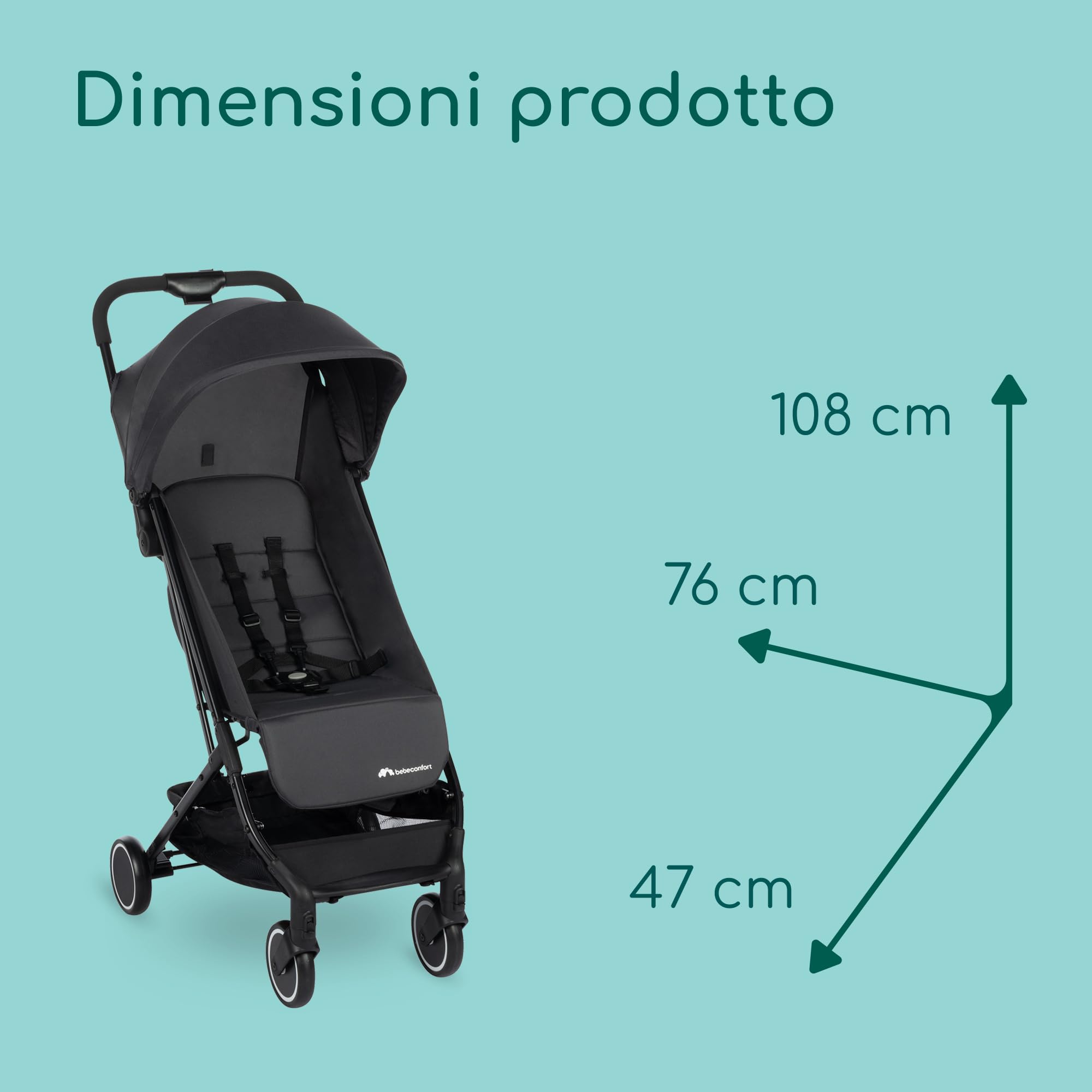 Bebé Confort Soko passeggino leggero Mineral Graphite