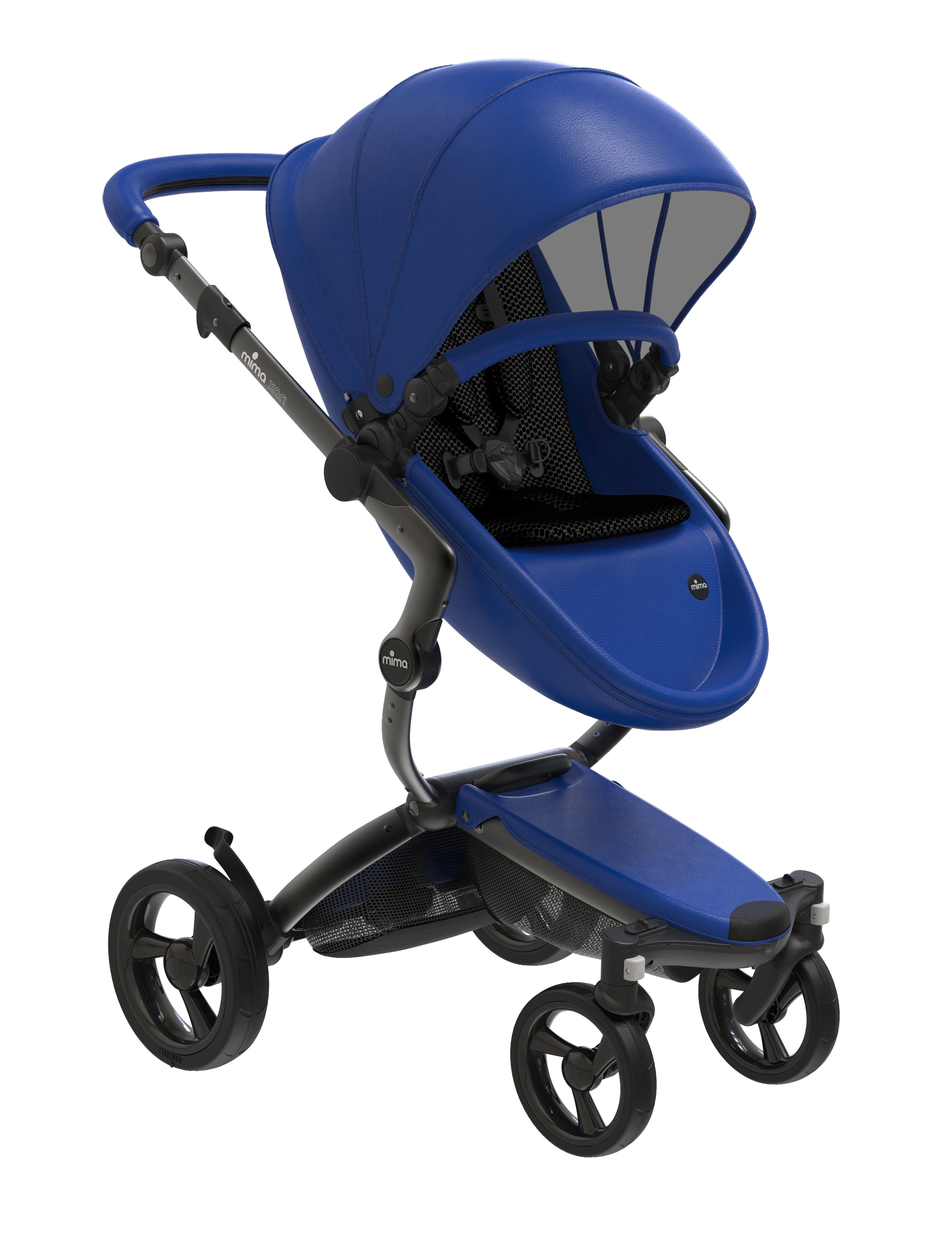 mima xari passeggino royal blue con coprigambe