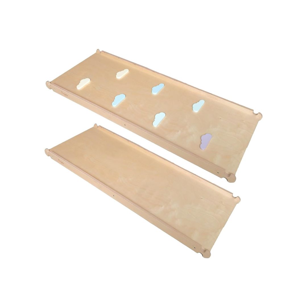 Family Nation Rainbow scivolo rampa Montessori 2-in-1 legno
