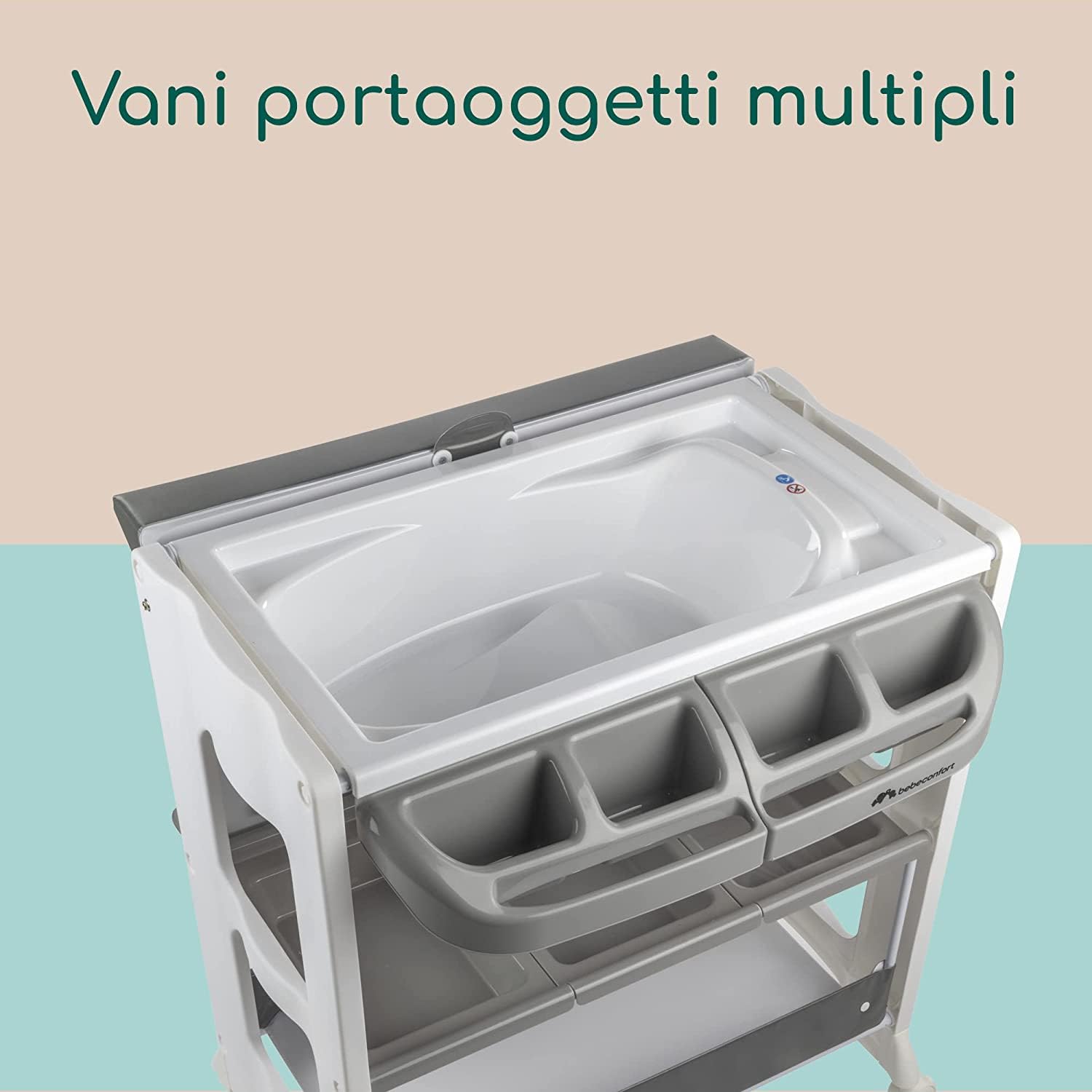 Bebé Confort Dolphy fasciatoio con bagnetto Grey Mist 2 in 1