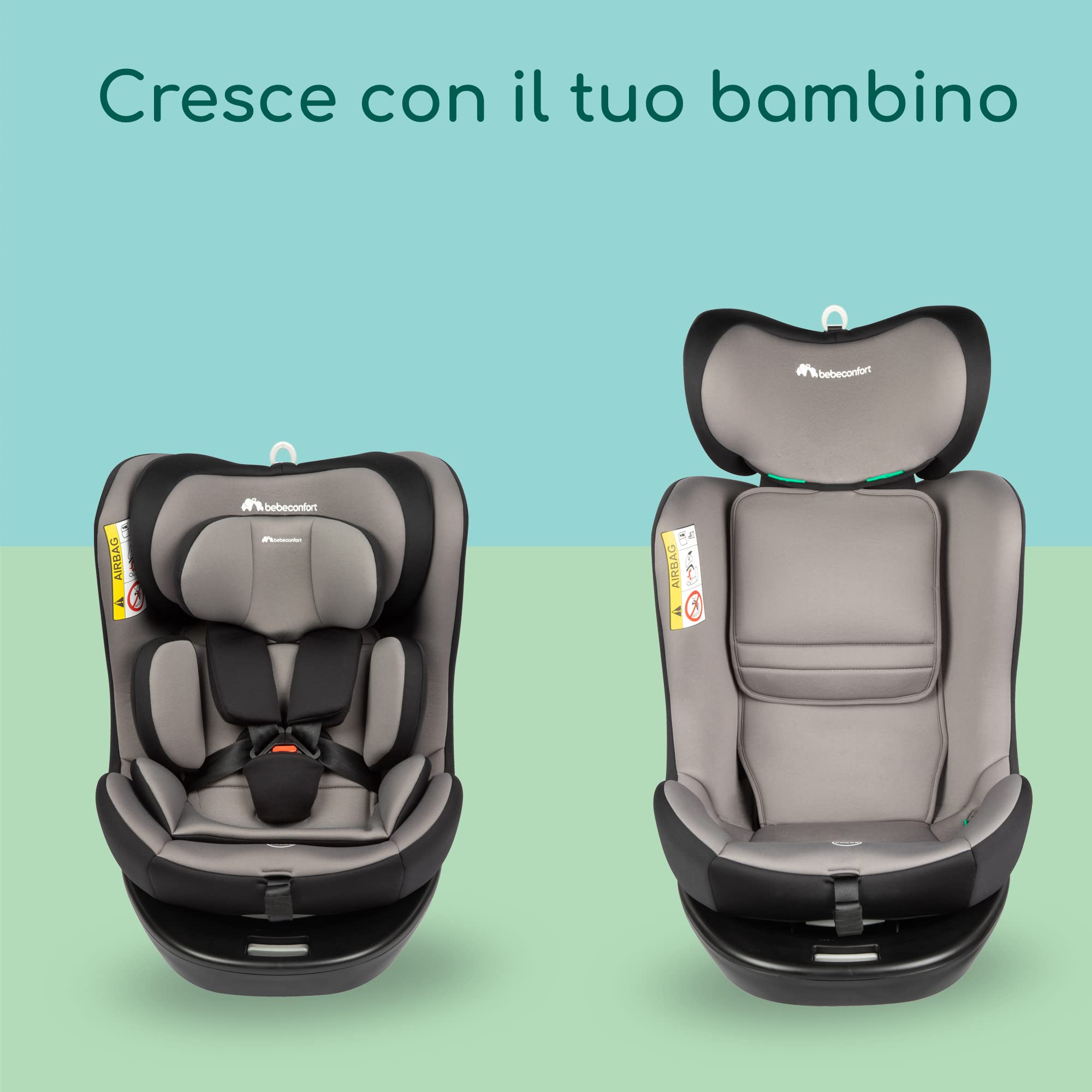 Bebé Confort EvolveFix i-Size seggiolino auto Grey Mist 0-36 kg
