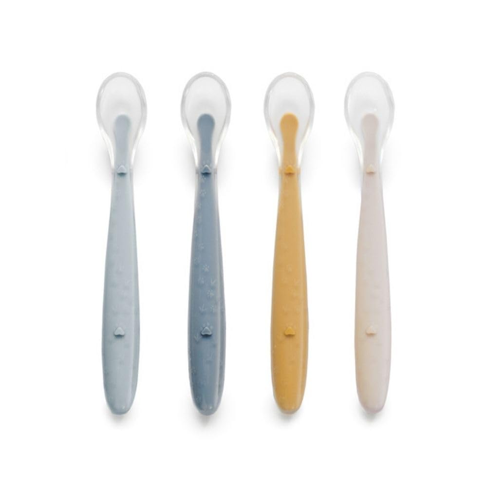 Jané Cucchiaio Svezzamento Silicone Sunset 4 Pezzi 19 cm