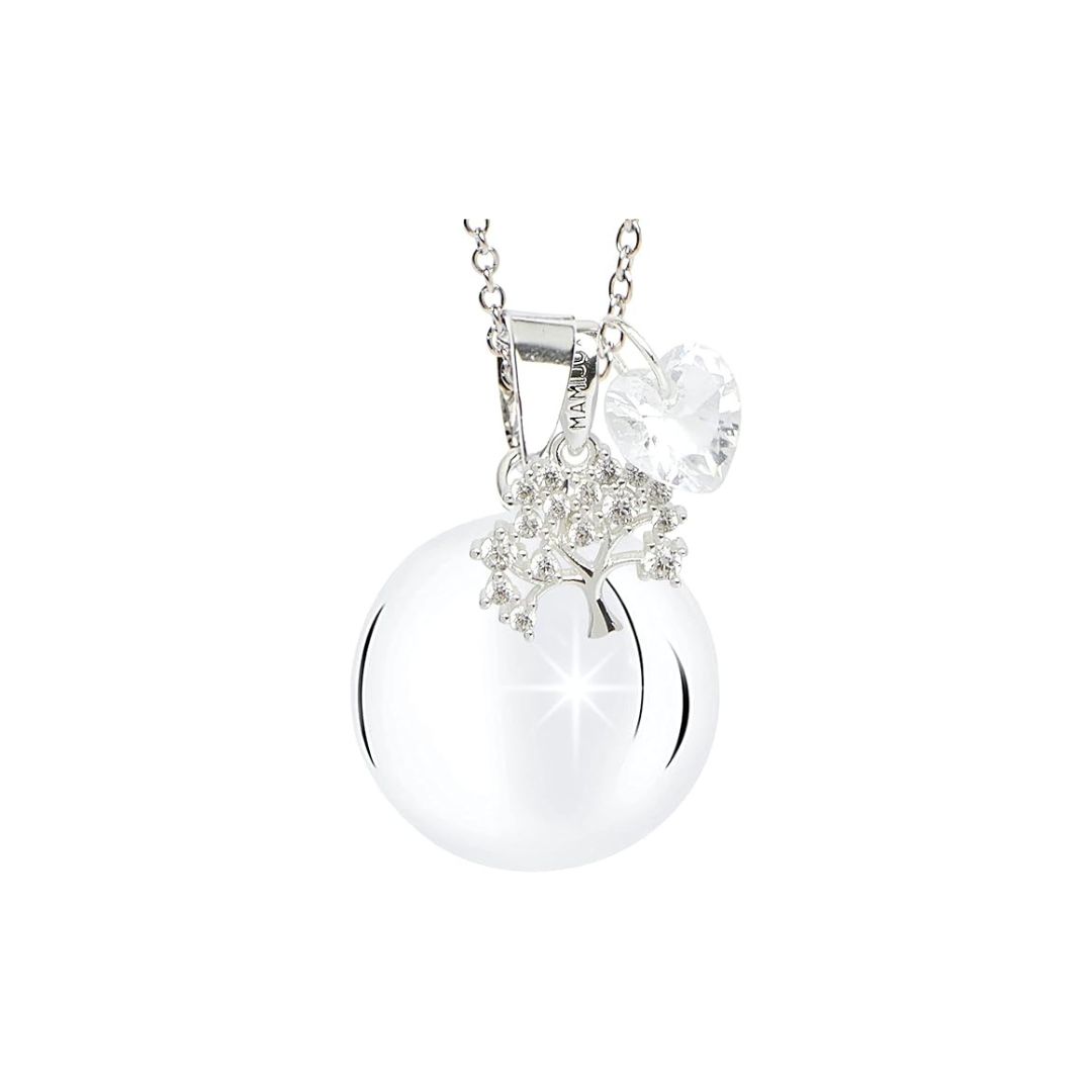Mamijux Chiama Angeli Albero della Vita collana acciaio