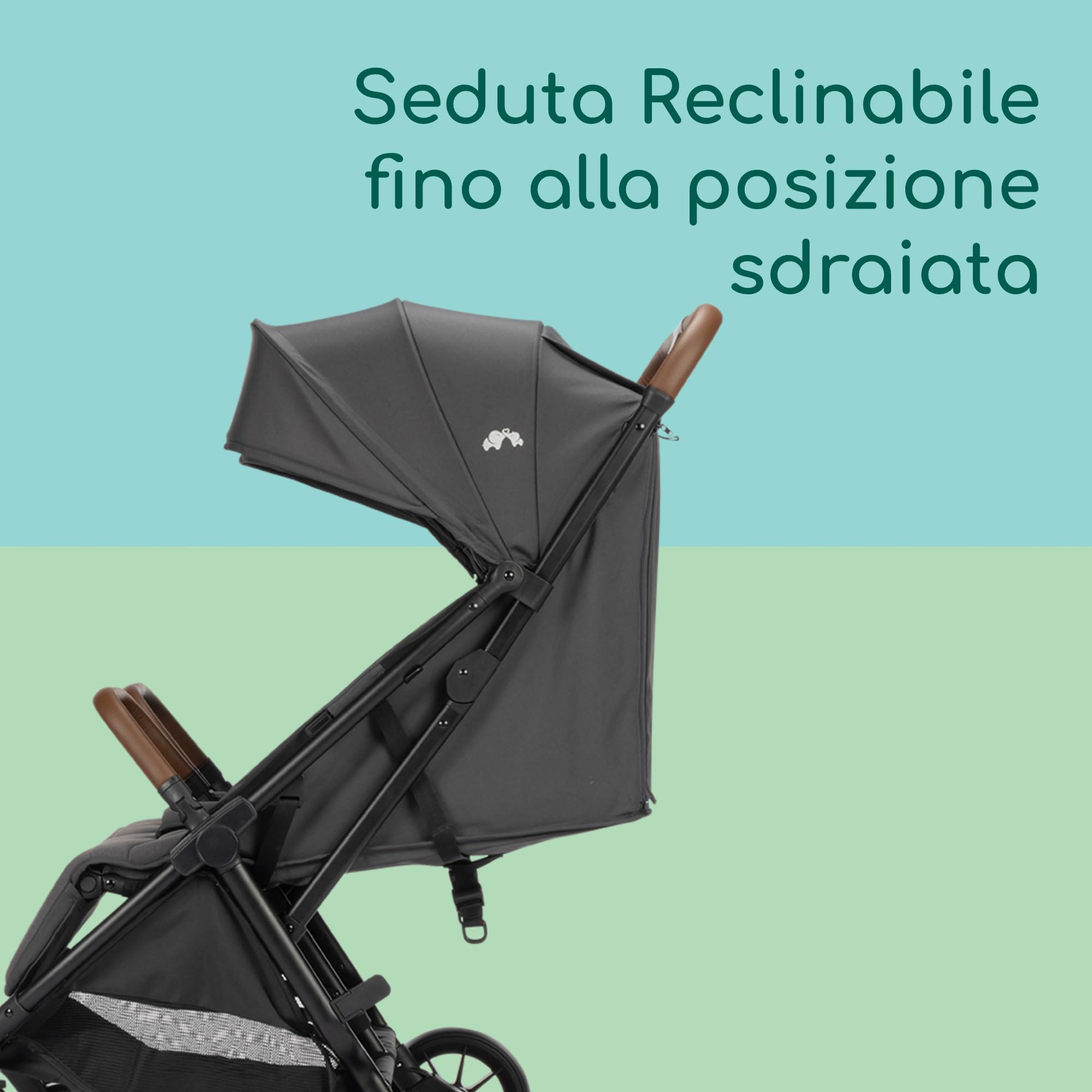 Bebé Confort Mane passeggino gemellare Mineral Graphite