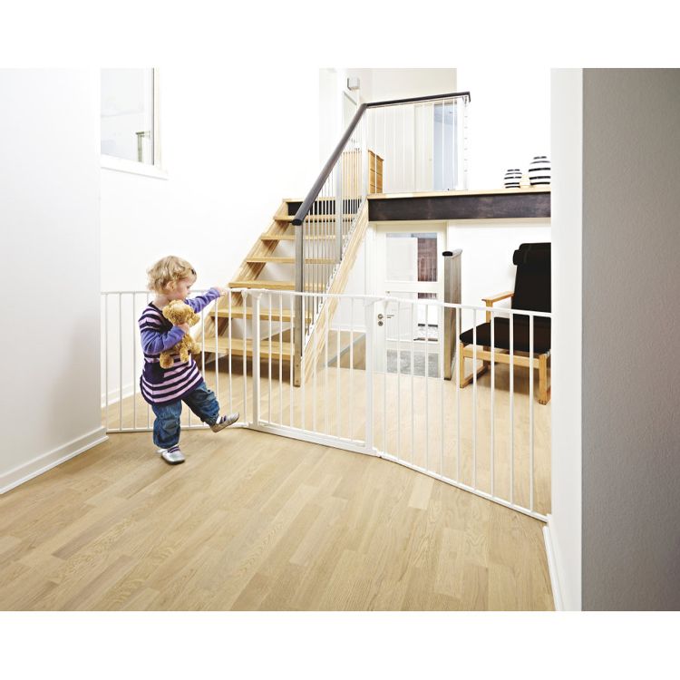 Baby Dan Flex L cancelletto sicurezza 90-225 cm bianco