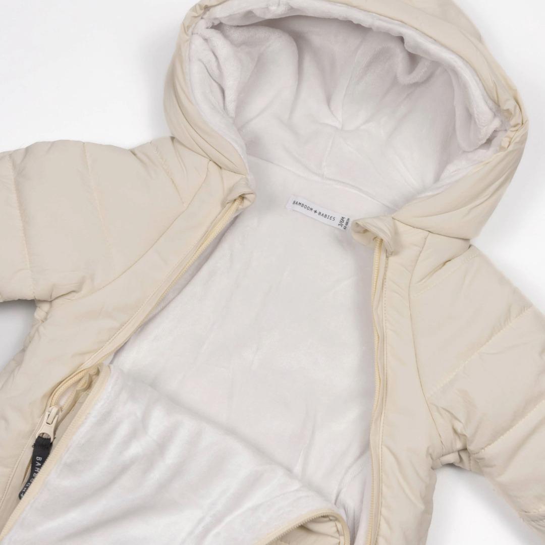 Bamboom Warm White tuta da neve imbottita antivento