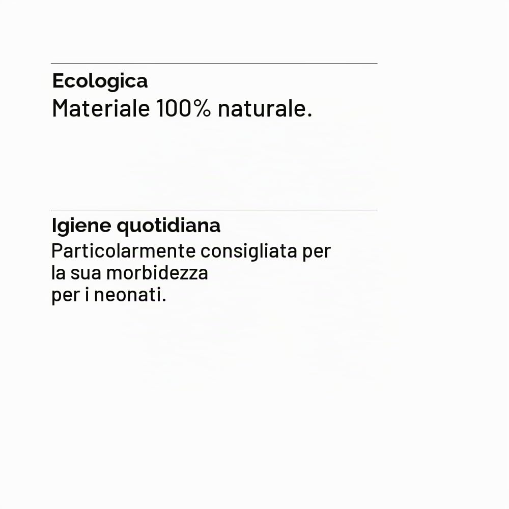 Jané spugna naturale neonato 2 pezzi mare