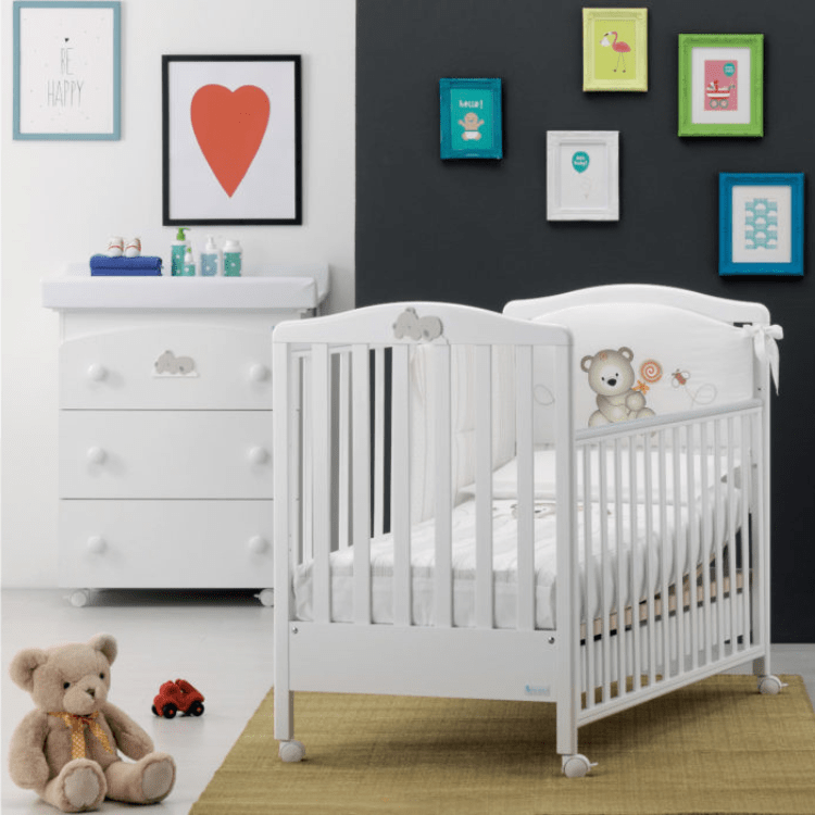 Azzurra Design Web set lettino bagnetto orsetto bianco