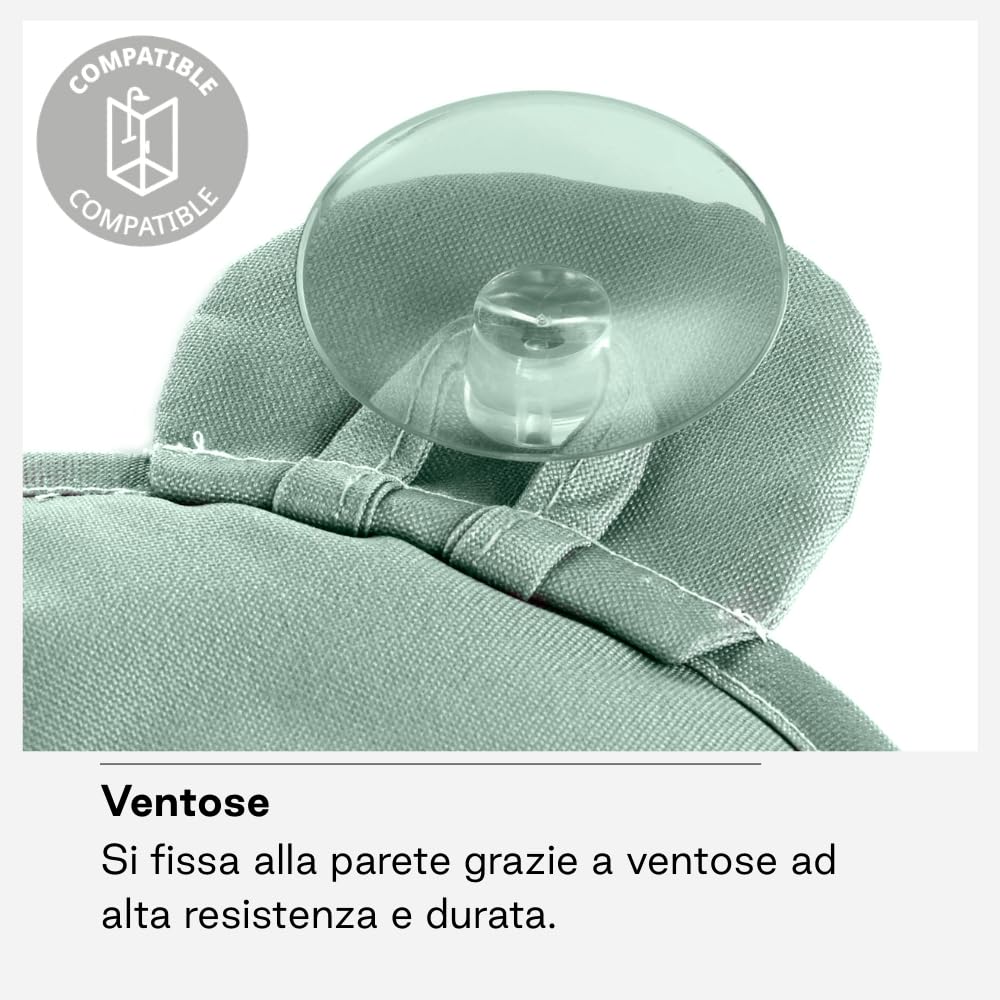 Jané Rete Porta Giochi Bagno 46x46 cm Verde Antimuffa