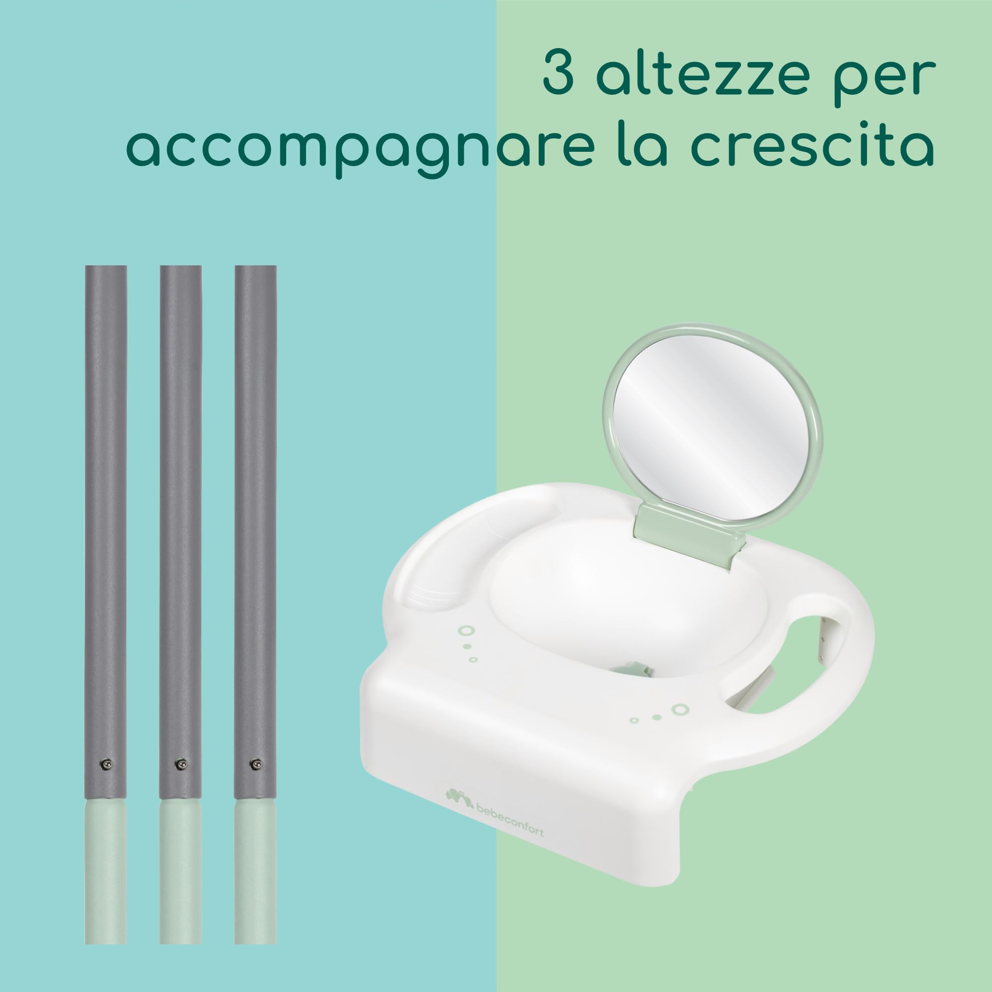 Bebé Confort Mini Lavabo Montessori bambini Bianco regolabile