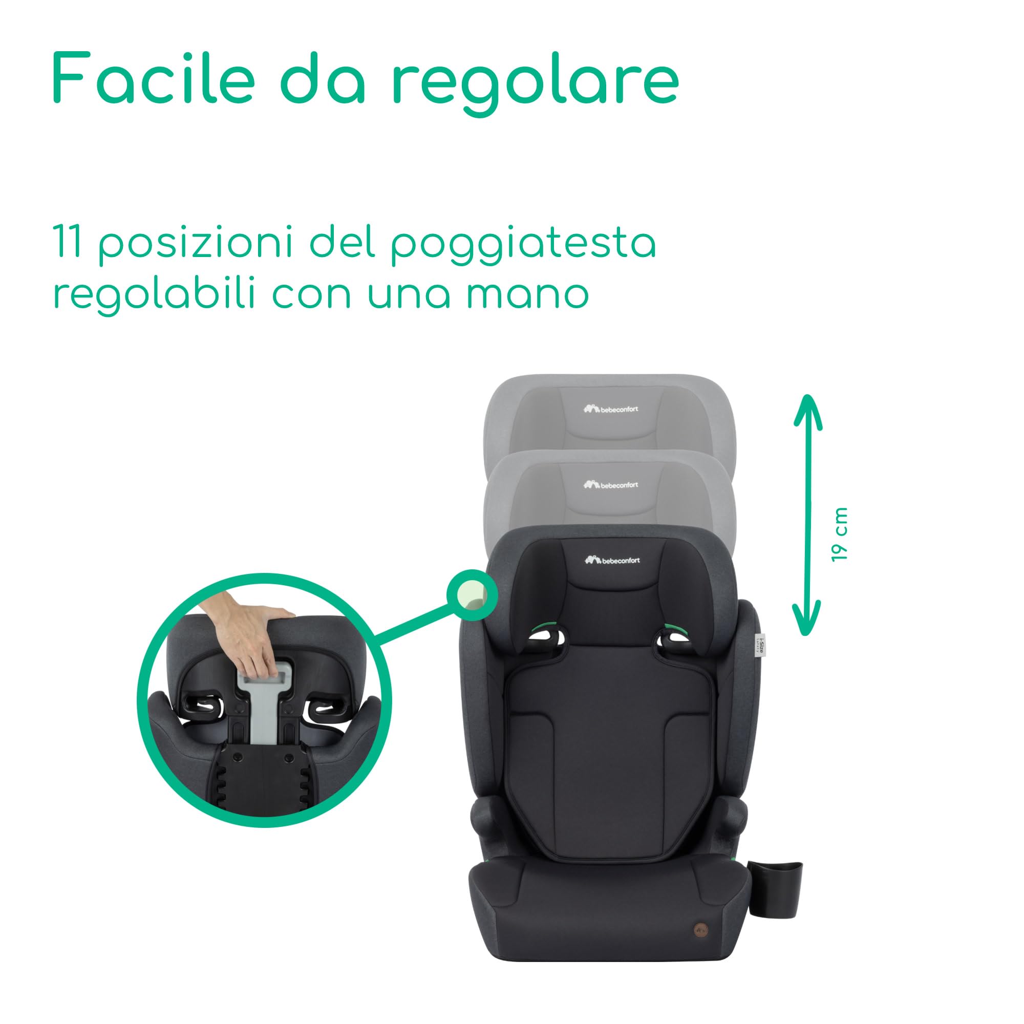 Bébé Confort Ride i-Safe seggiolino auto 100-150 cm nero