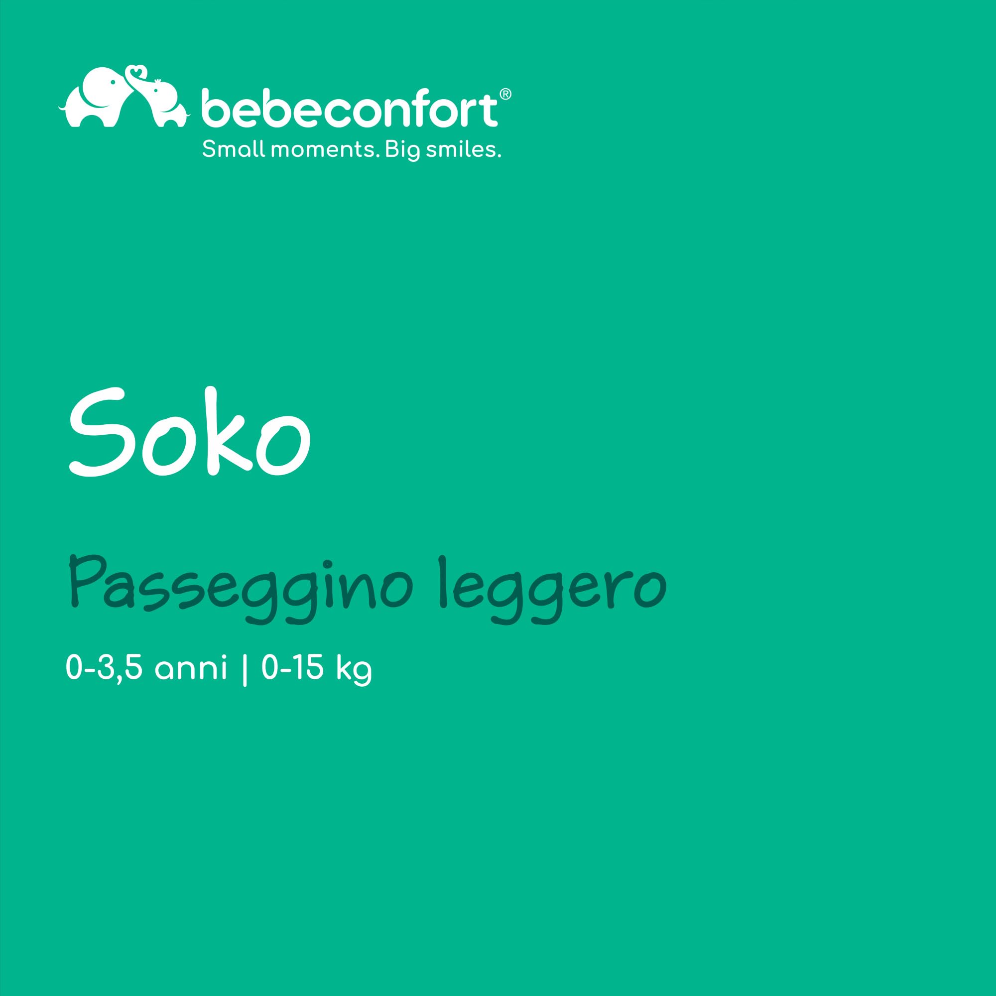 Bebé Confort Soko passeggino leggero Mineral Graphite