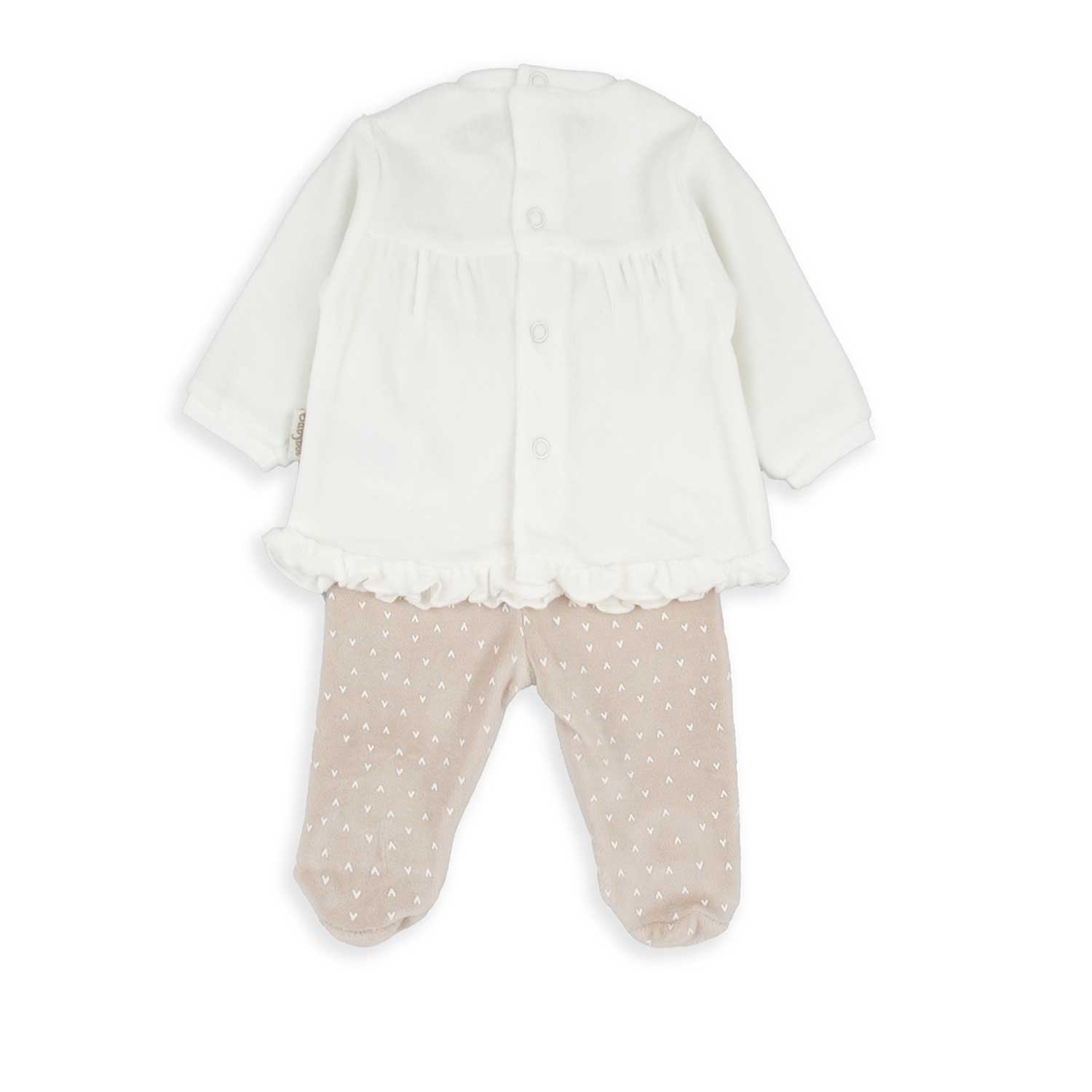 Wonderlife 250003 Best Friends completo neonata 2 pezzi velluto