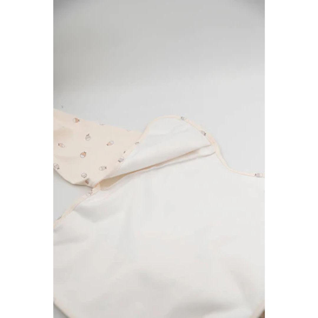 Bamboom bavaglino impermeabile con maniche in silicone