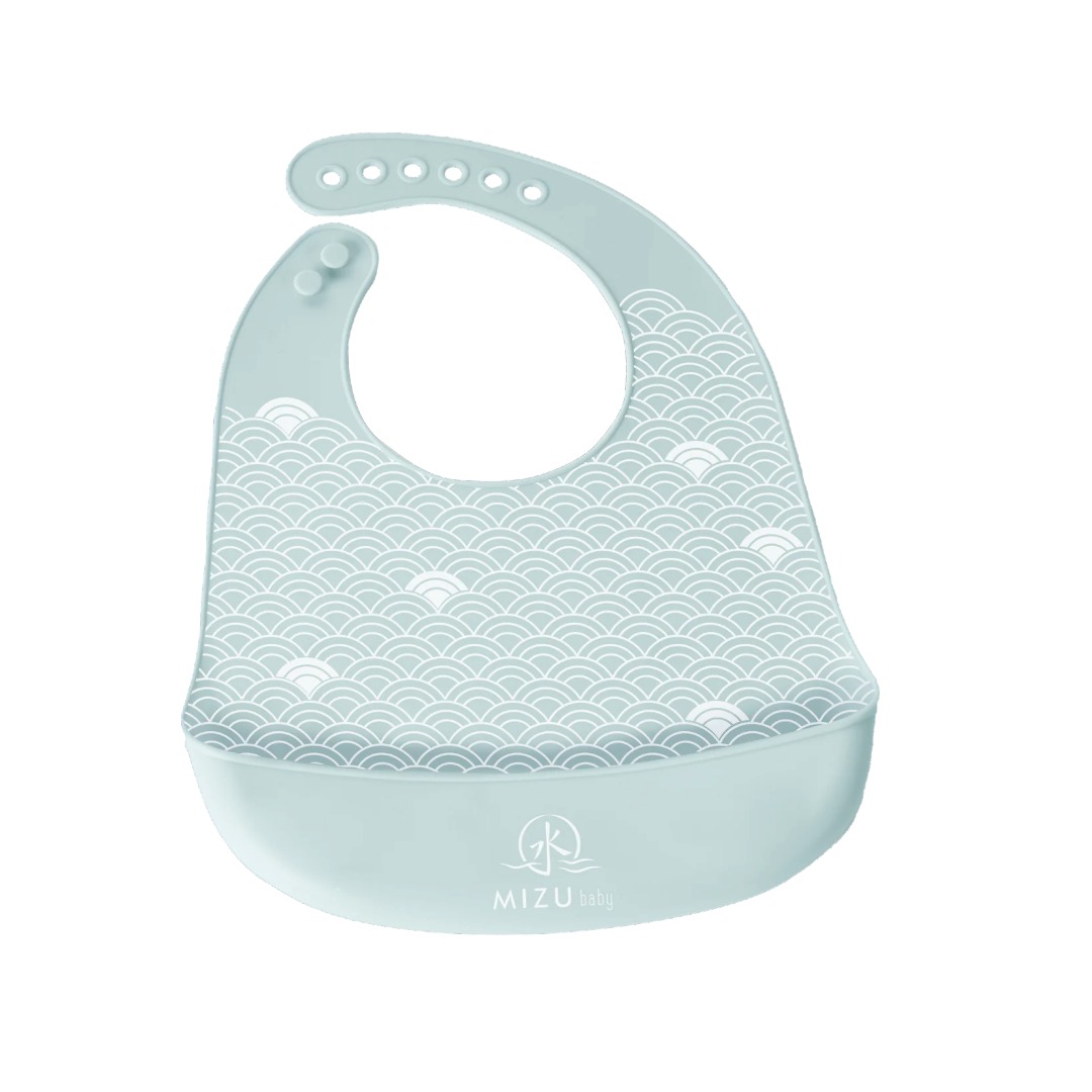 Mizu Baby Taiki bavaglino silicone con tasca regolabile