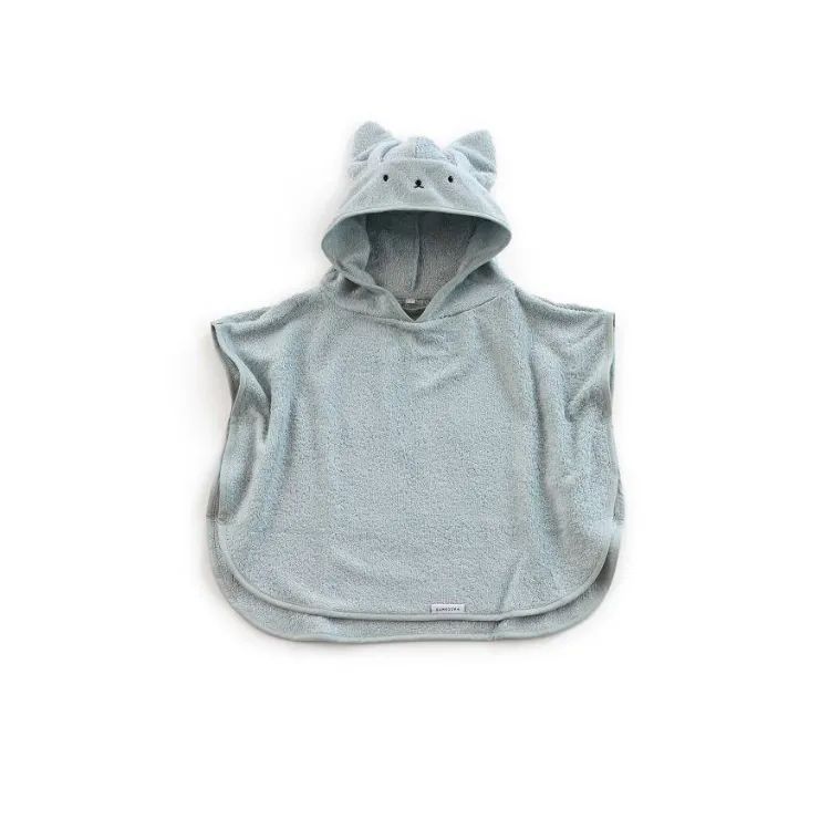 Poncho Mare Spugna di Bambù con Cappuccio 2-4 Anni